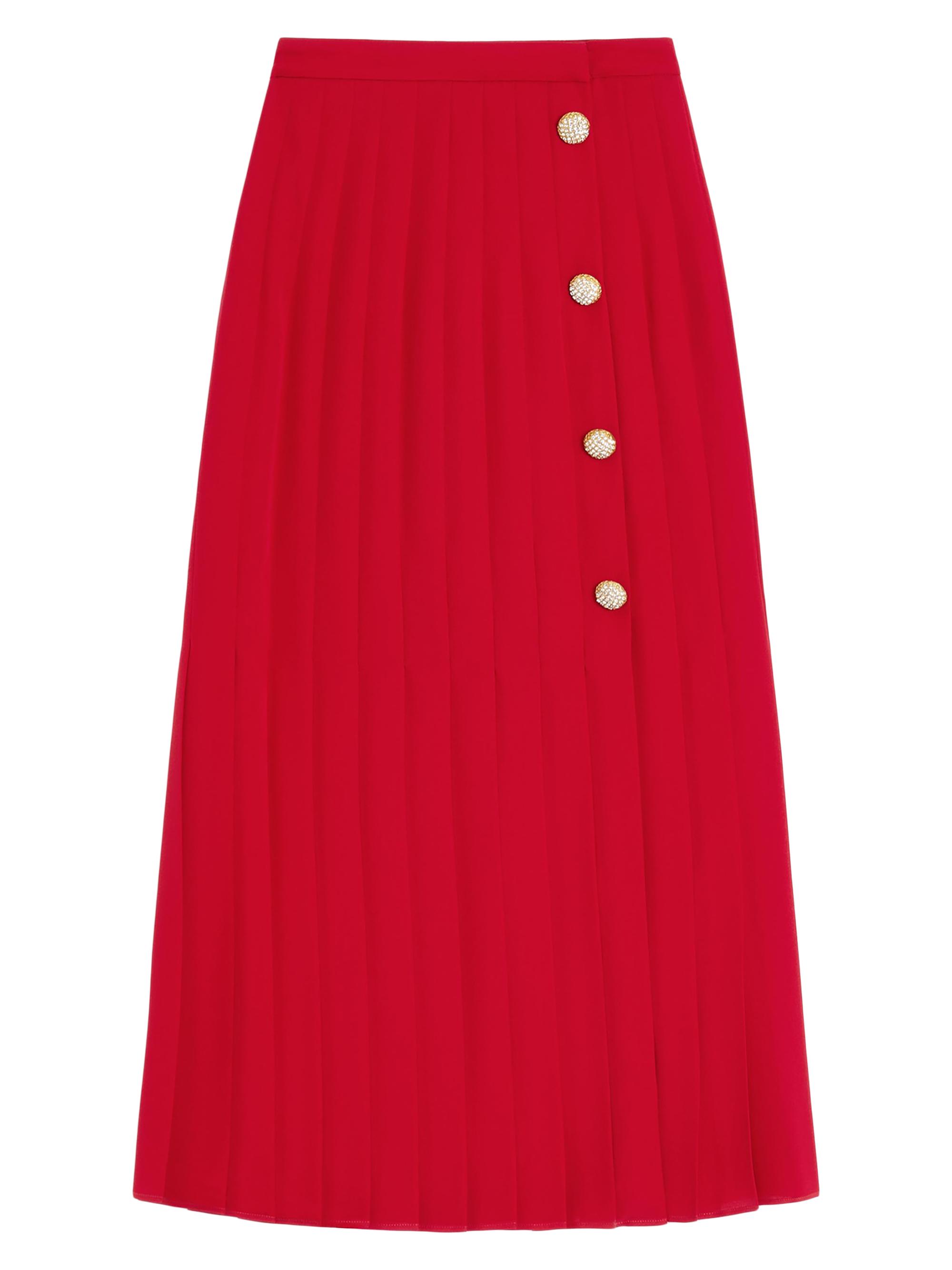 Valentino Garavani Women's Georgette Midi Skirt - Paris
