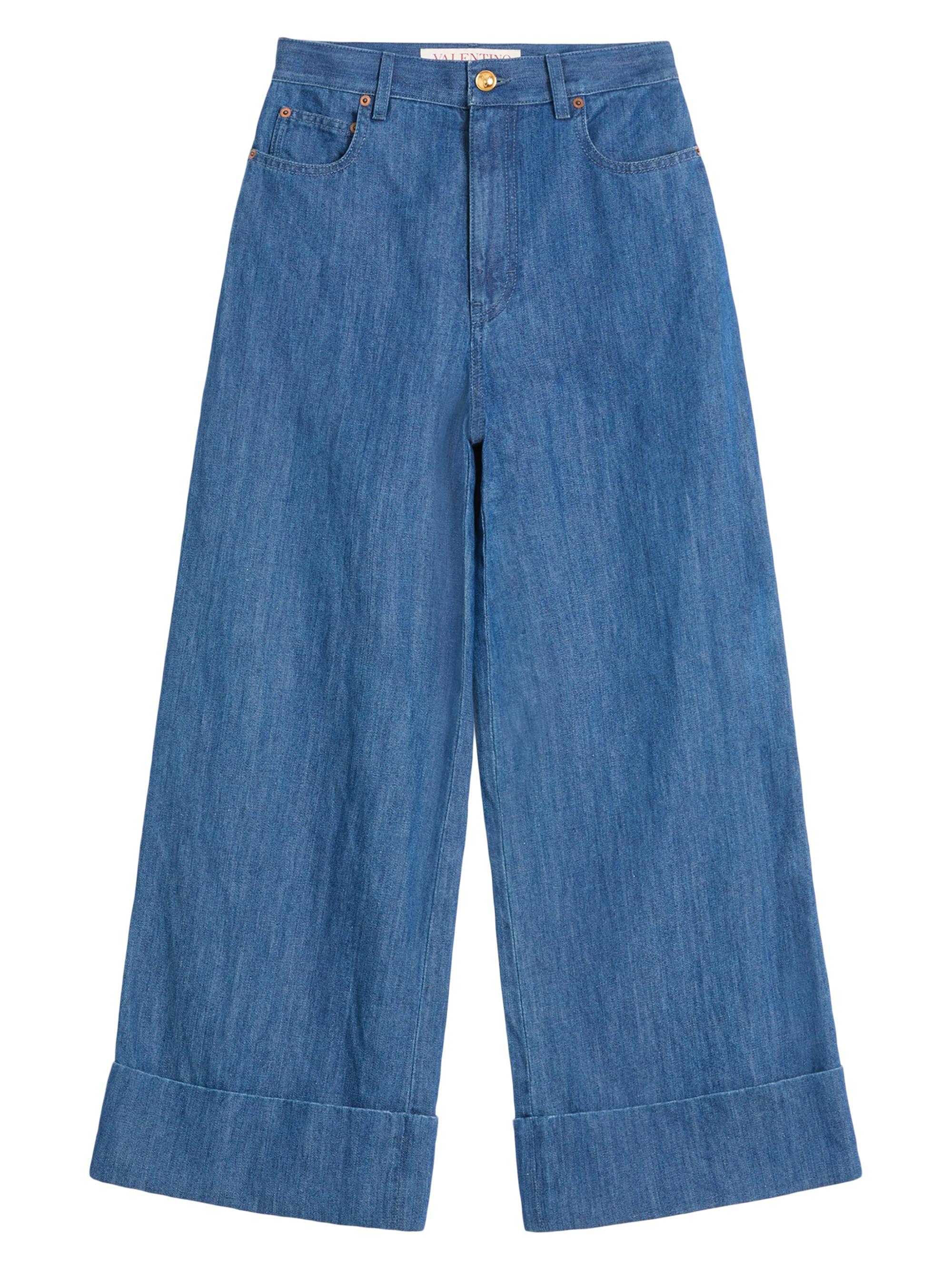 Valentino Garavani Women's Lightweight Denim Pants - Denim