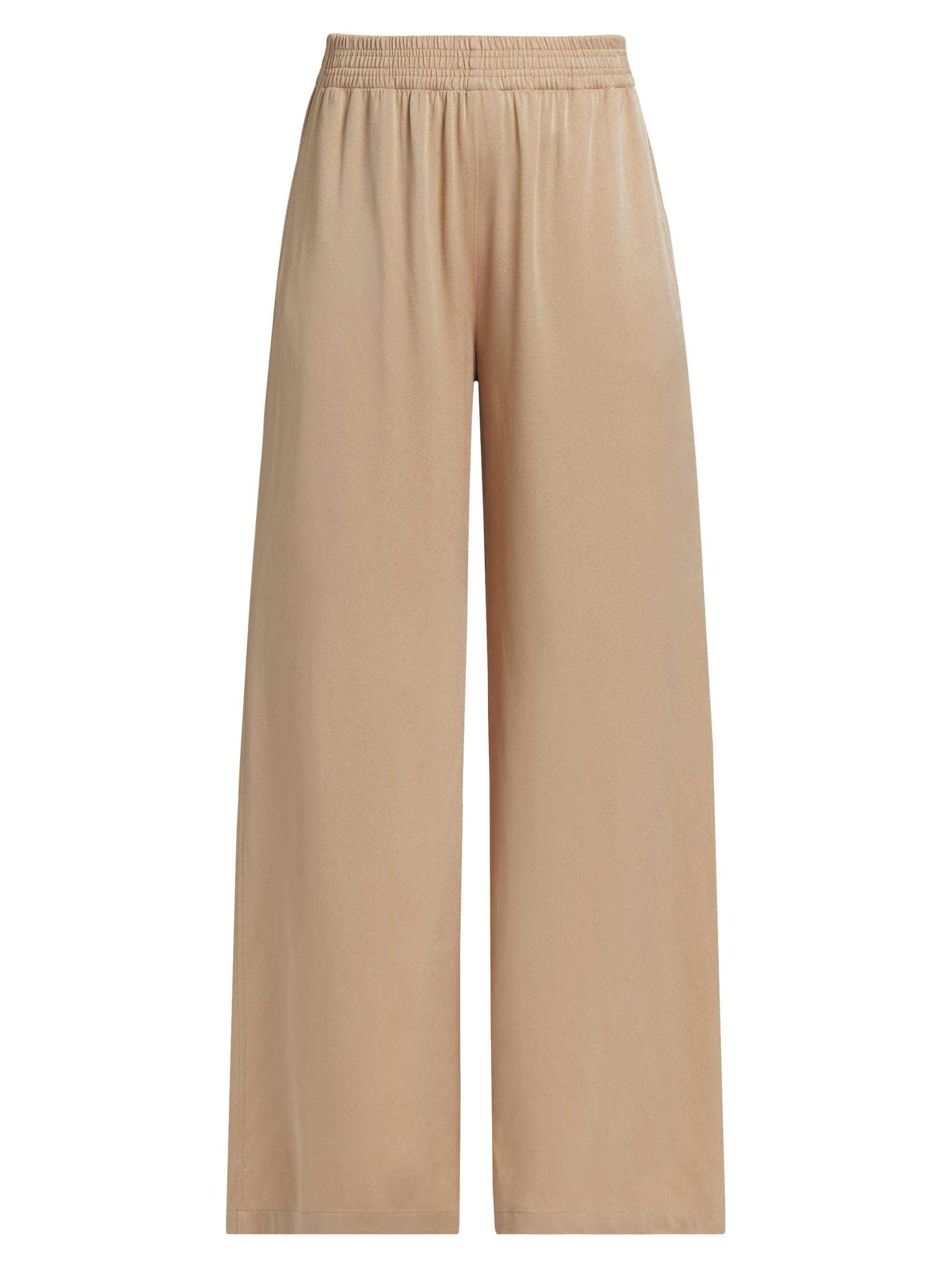 Fabiana Filippi Women's Enver Satin Wide-Leg Jogger Trousers - Dark Brown