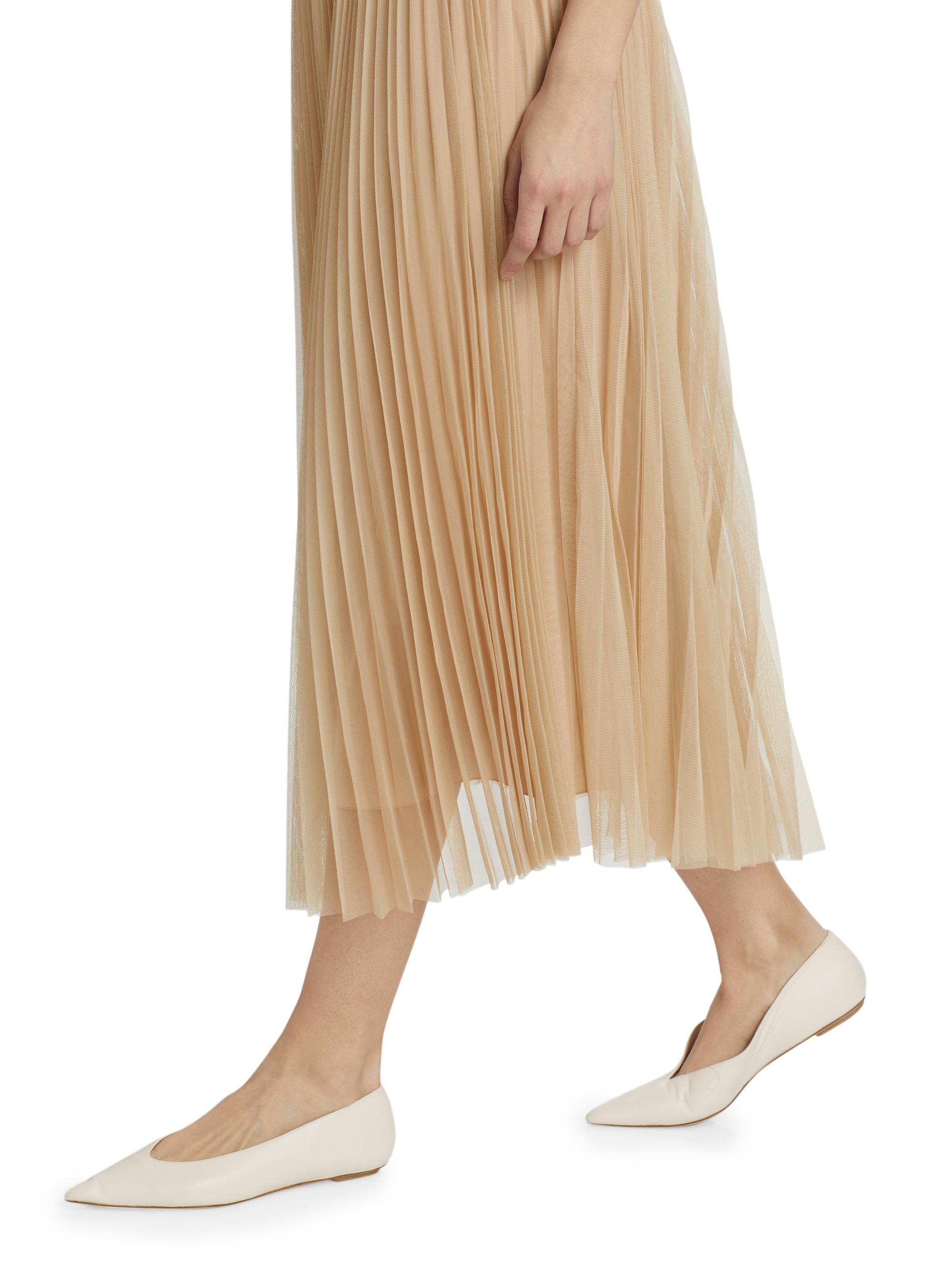 Fabiana Filippi Pleated Tulle Midi-Skirt | Saks Fifth Avenue