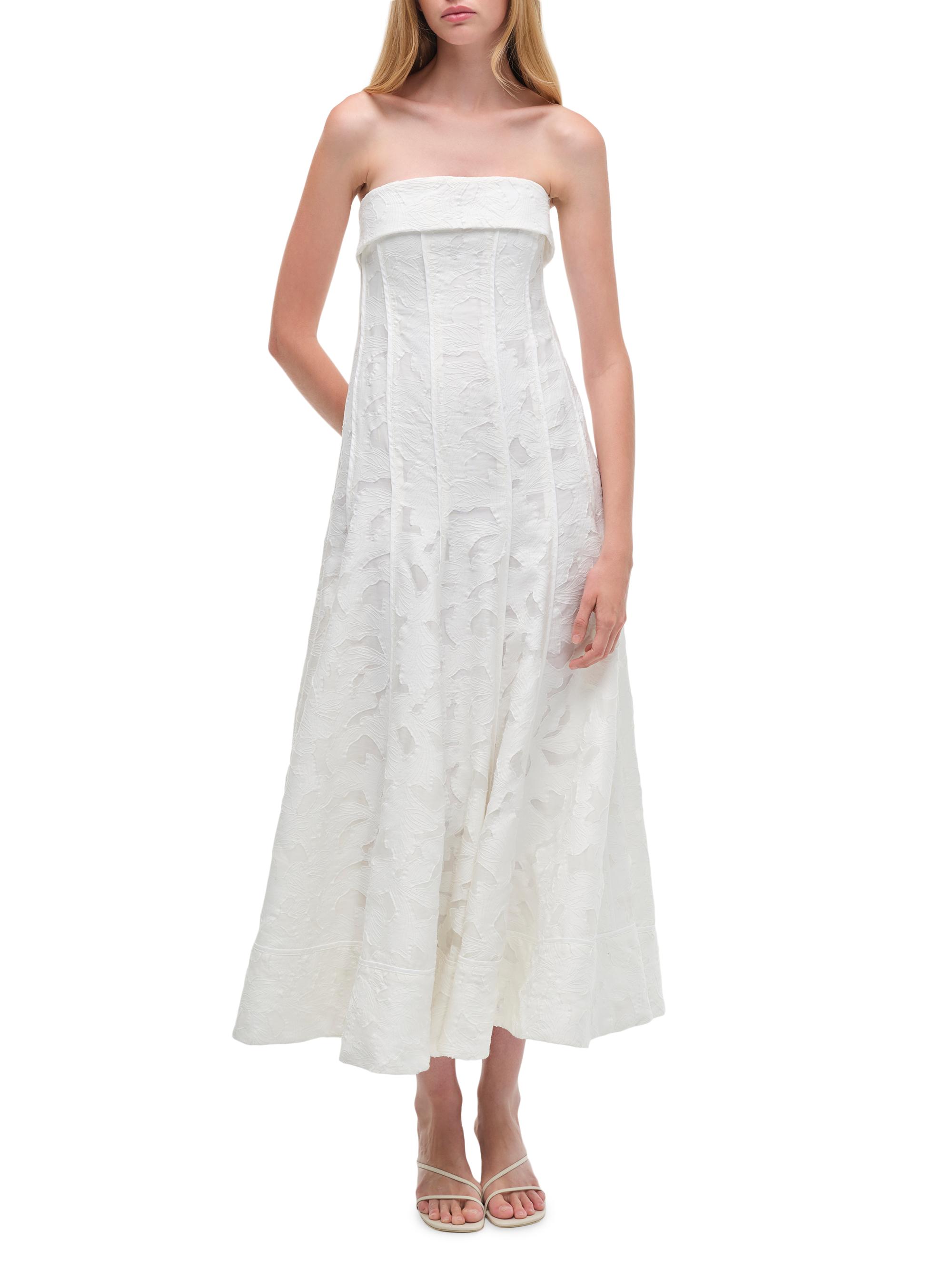 SIMKHAI Imogen Bustier Midi-Dress | Saks Fifth Avenue