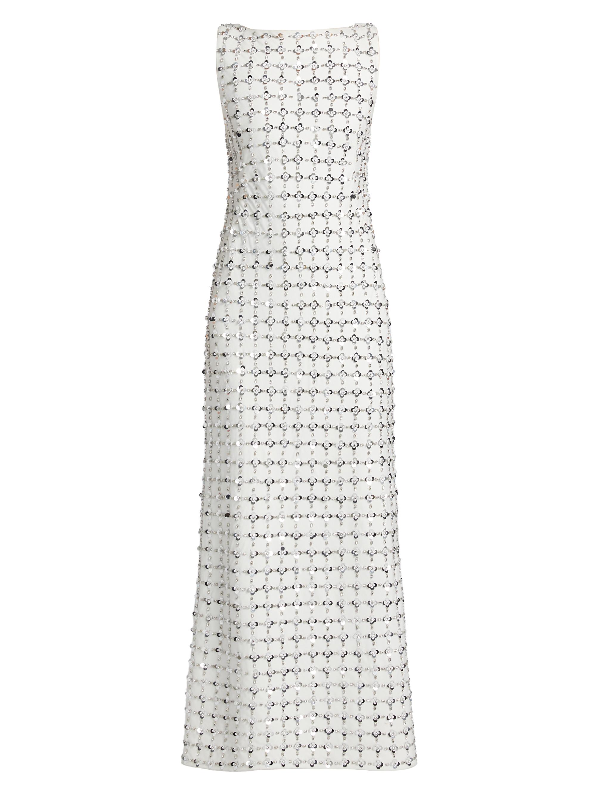 SIMKHAI Women's Claudia Embellished Maxi Dress - White Multi