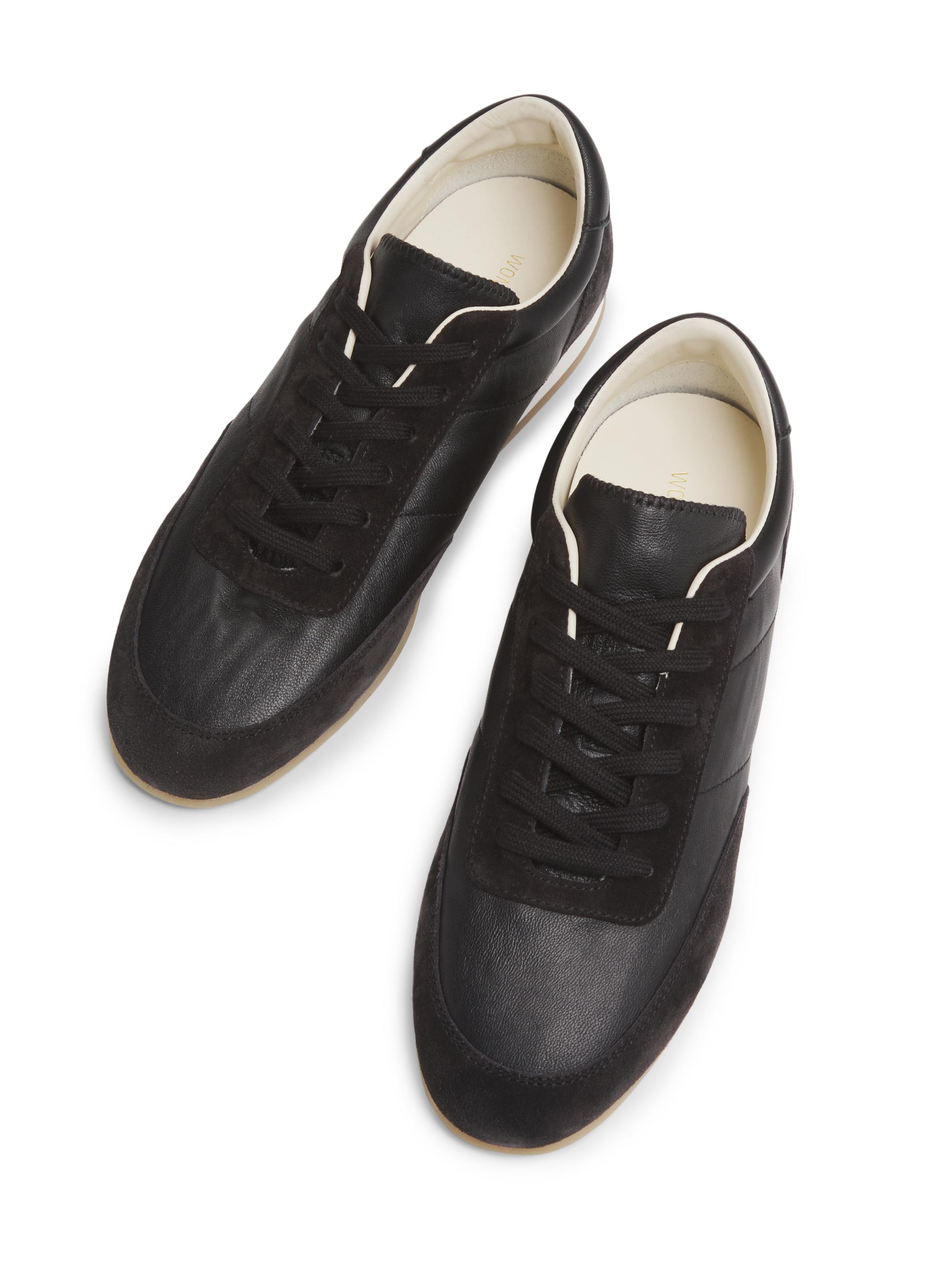 Common Projects Minimal Runner Suede & Leather Sneakers | Saks