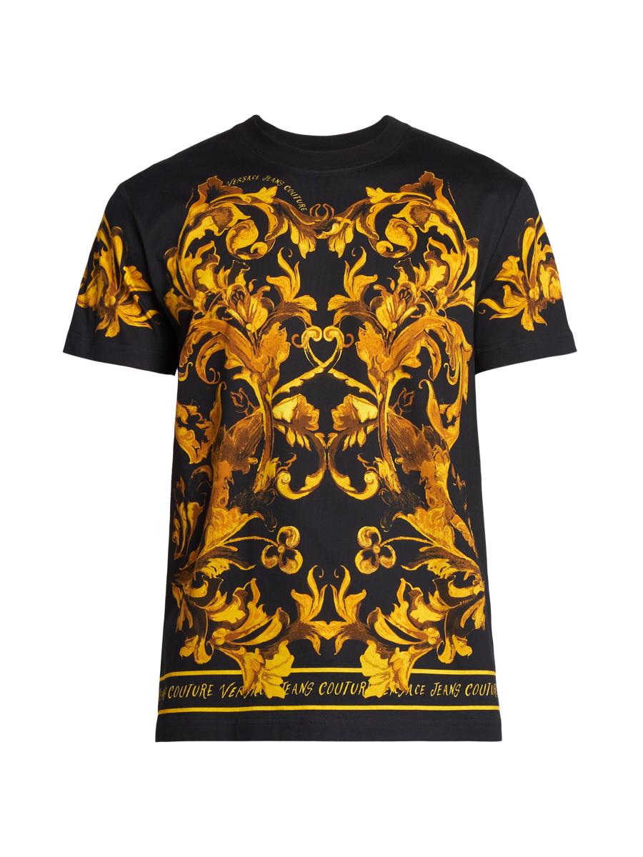 Versace Jeans Couture Barocco Crewneck T-Shirt | Saks Fifth Avenue