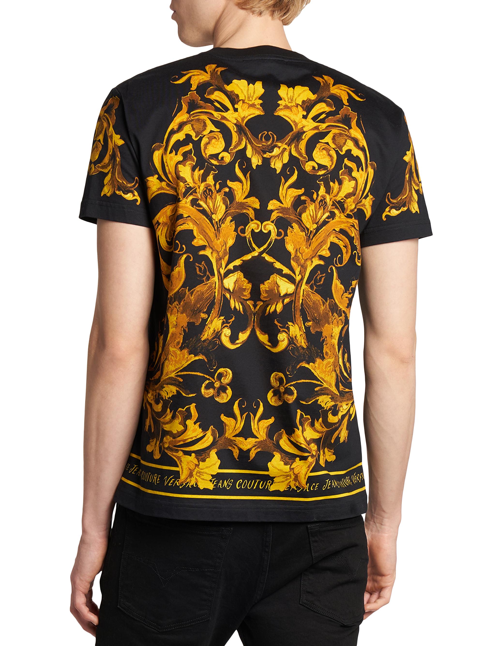 Versace Jeans Couture Barocco Crewneck T-Shirt | Saks Fifth Avenue