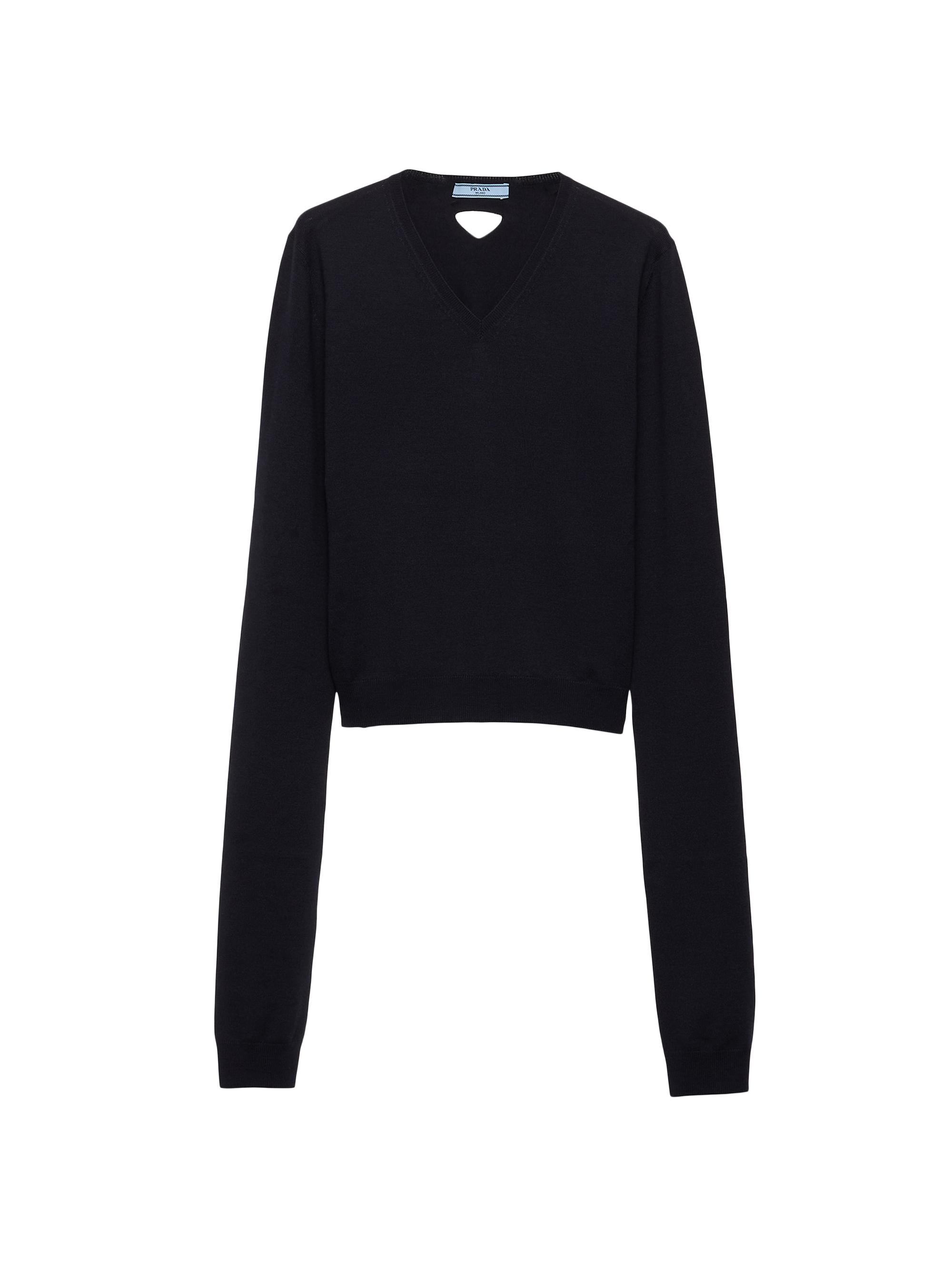 Prada Cashmere V-Neck Sweater | Saks Fifth Avenue