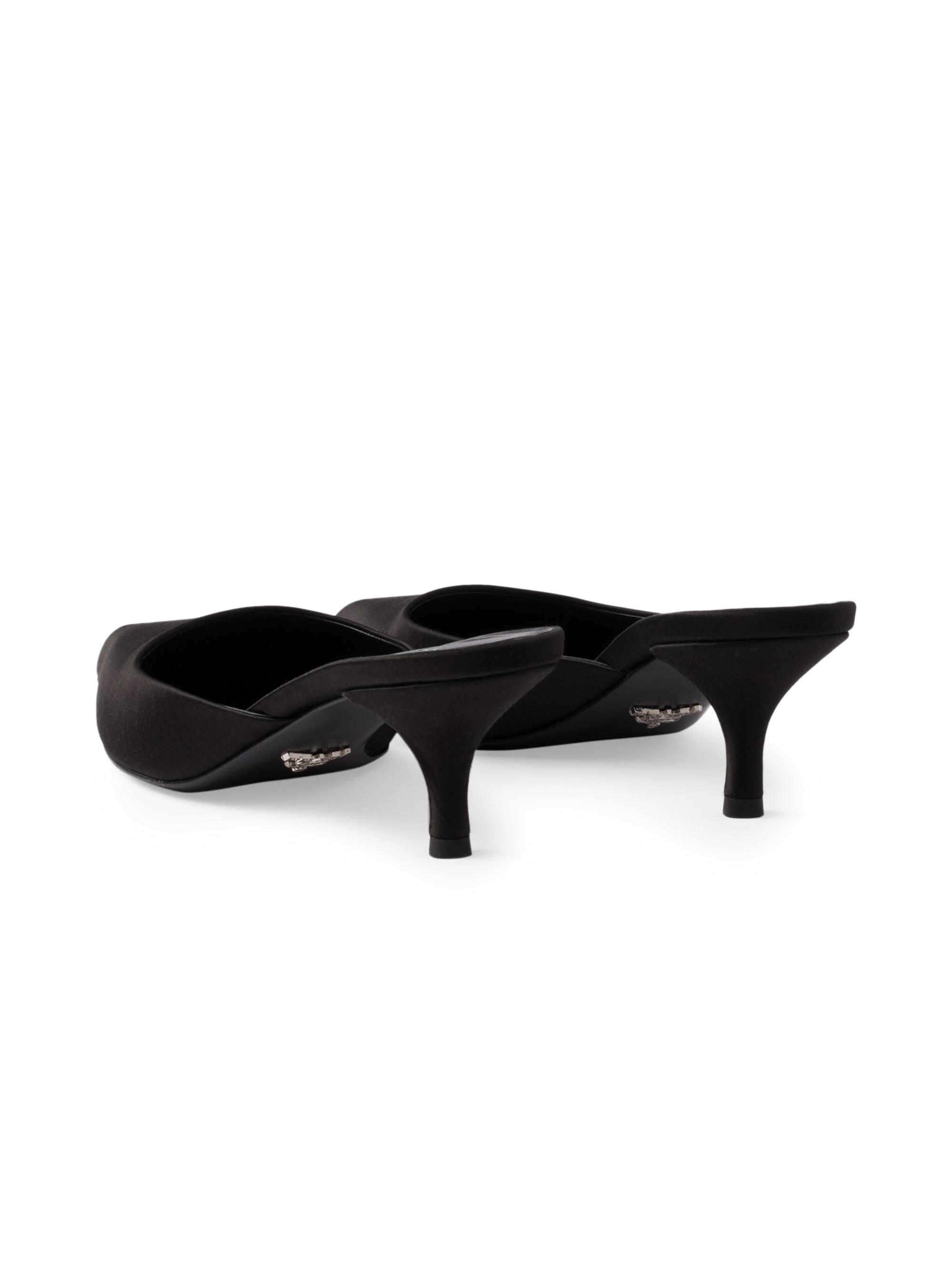 Prada Satin 55MM Mules | Saks Fifth Avenue