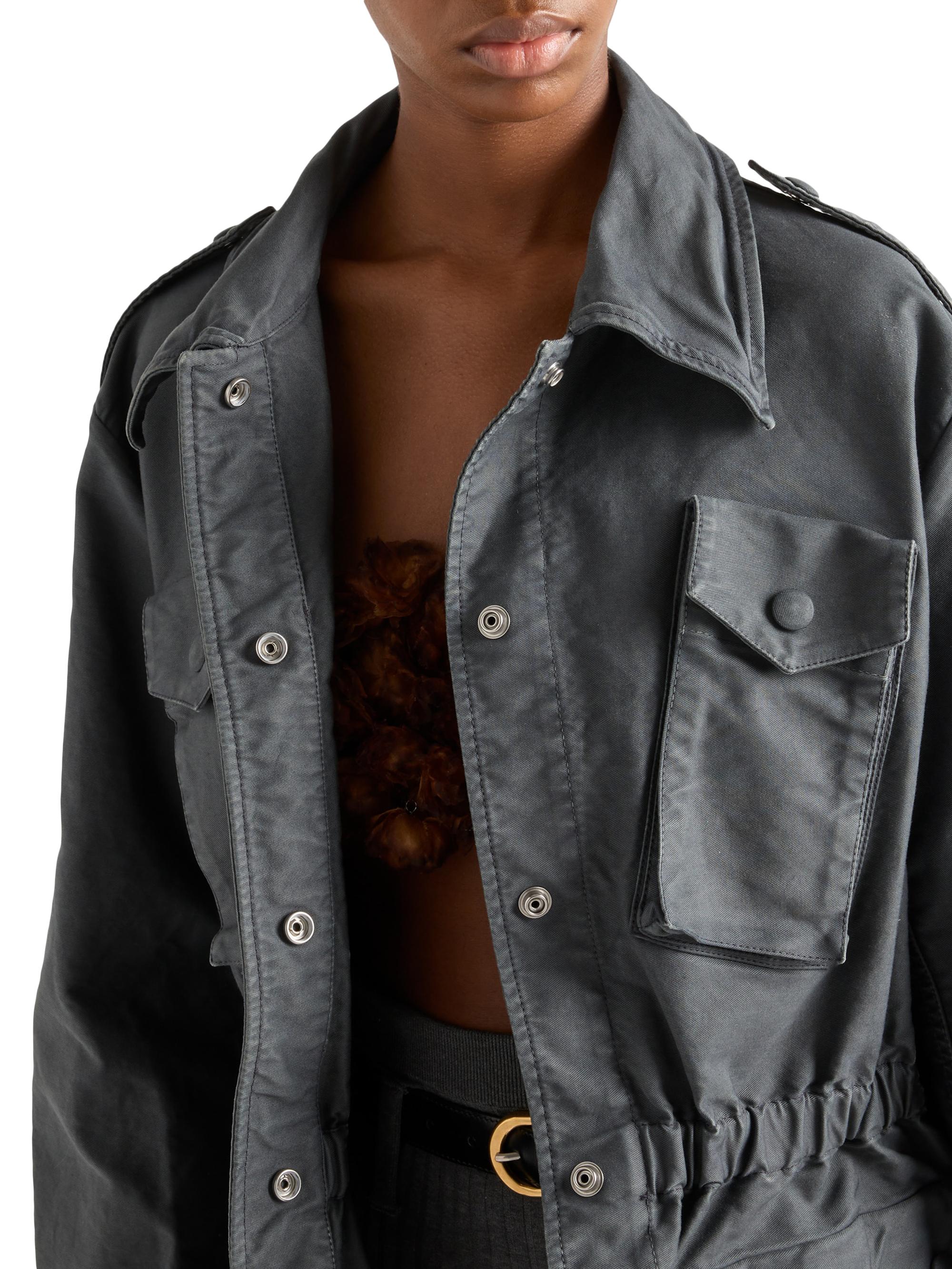 Prada Old Cotton Safari Jacket | Saks Fifth Avenue