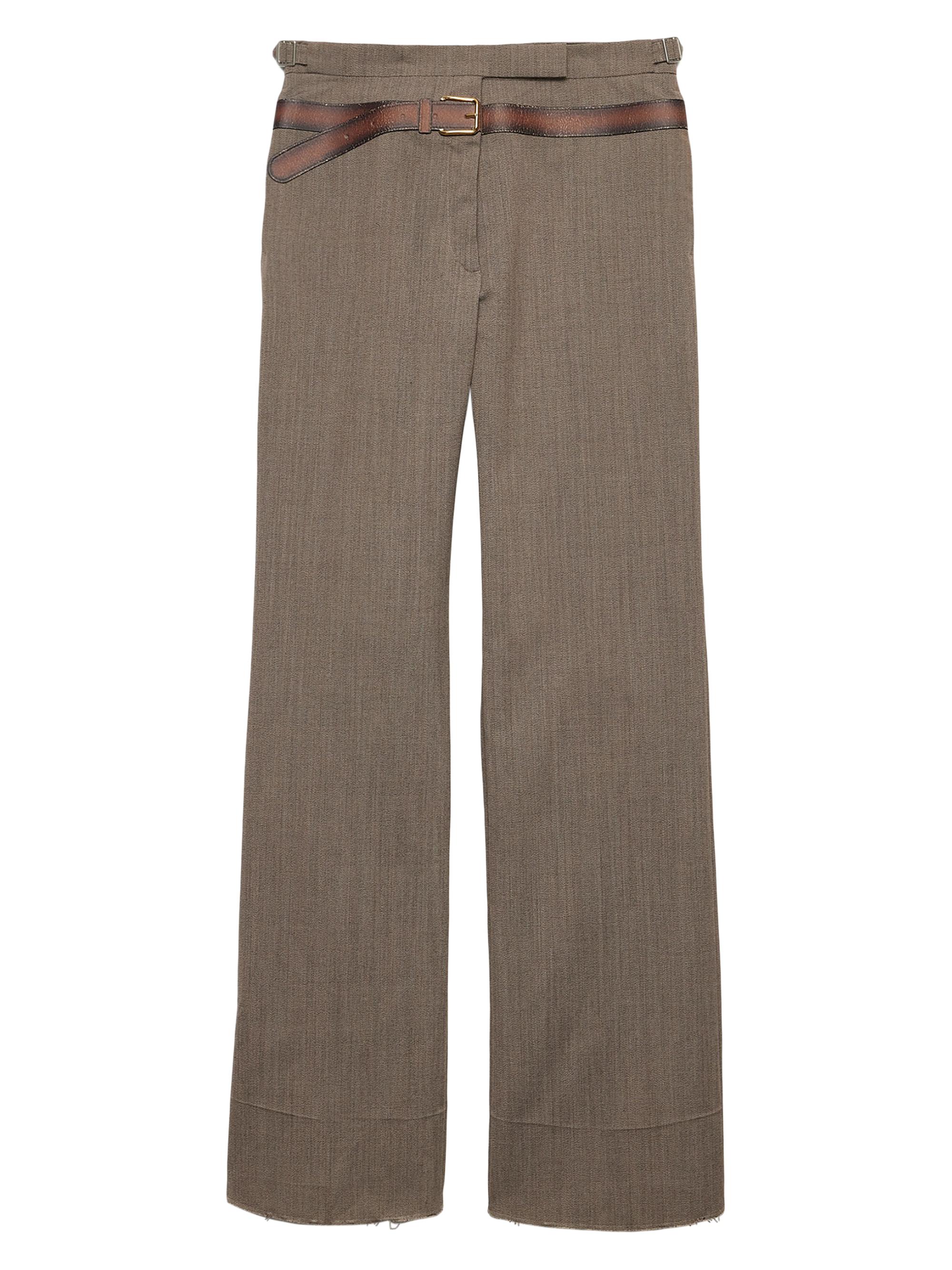 パンツ PRADA ARCHIVE VIRGIN WOOL FLARE SLACKS PRADA ARCHIVE VIRGIN WOOL FLARE SLACKS