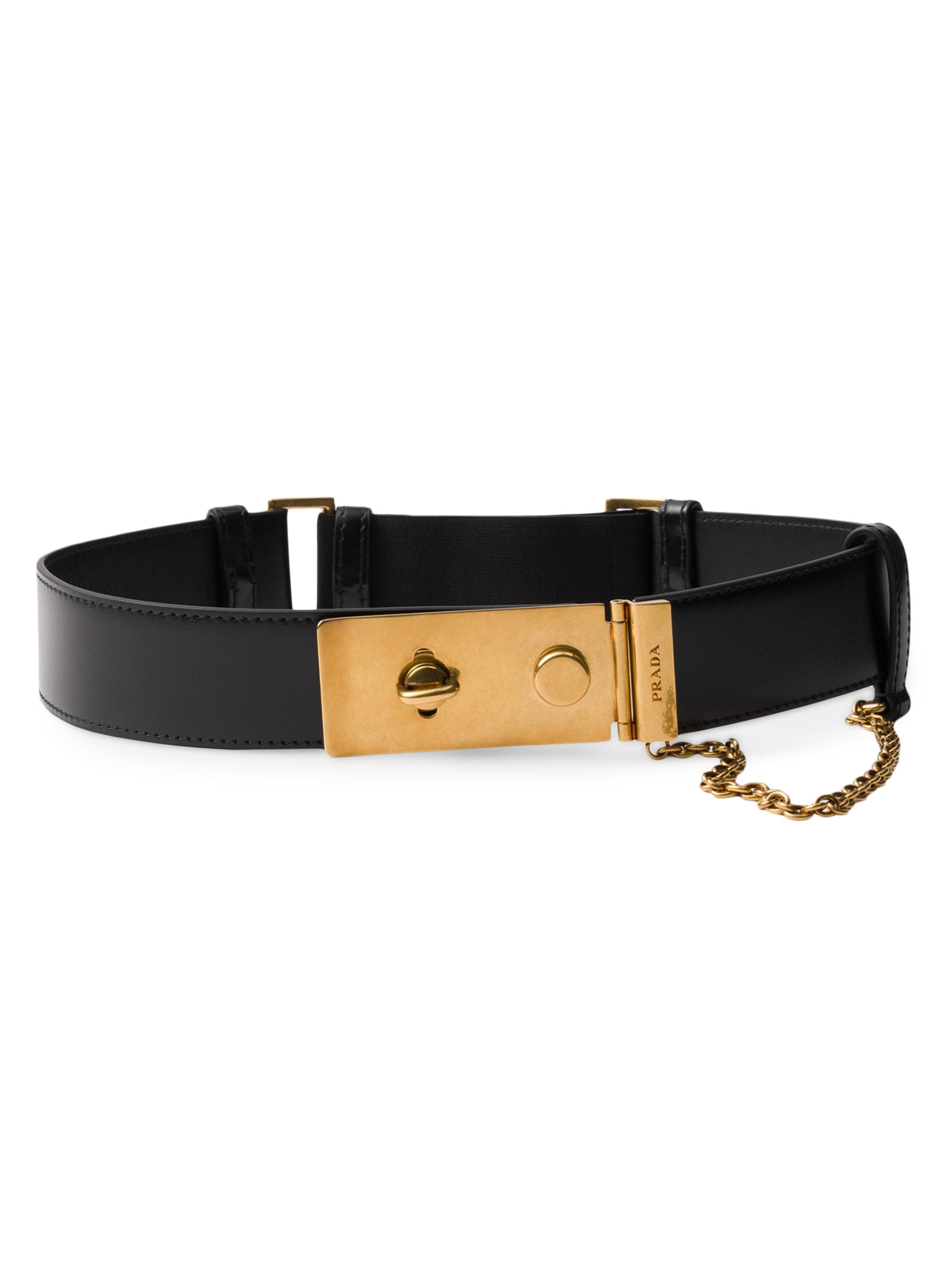 Prada Patent Leather Belt | Saks Fifth Avenue