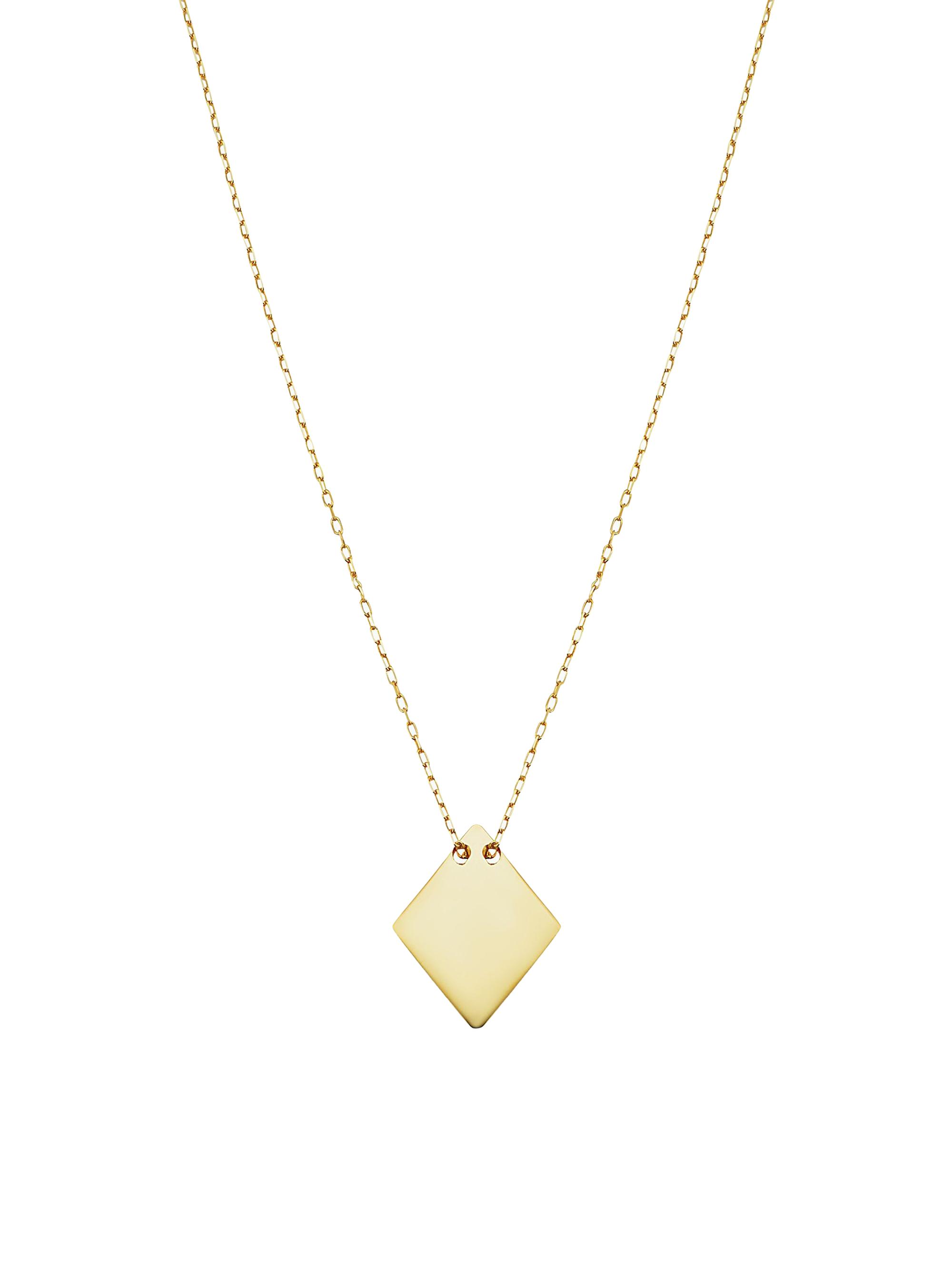 Oradina Women's 14K Yellow Gold Turin Pendant Choker - Yellow Gold