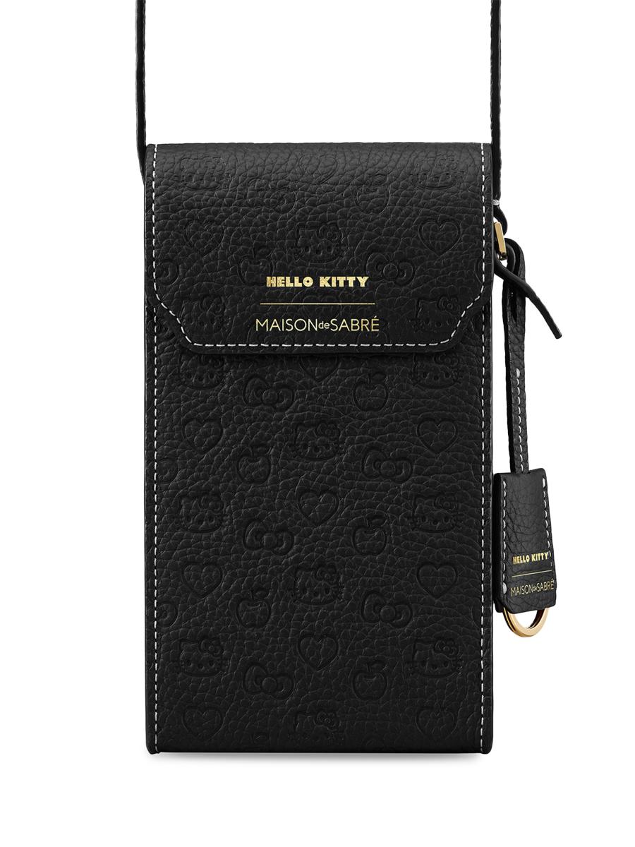 Maison de Sabre Hello Kitty Leather Phone Pouch | Saks Fifth