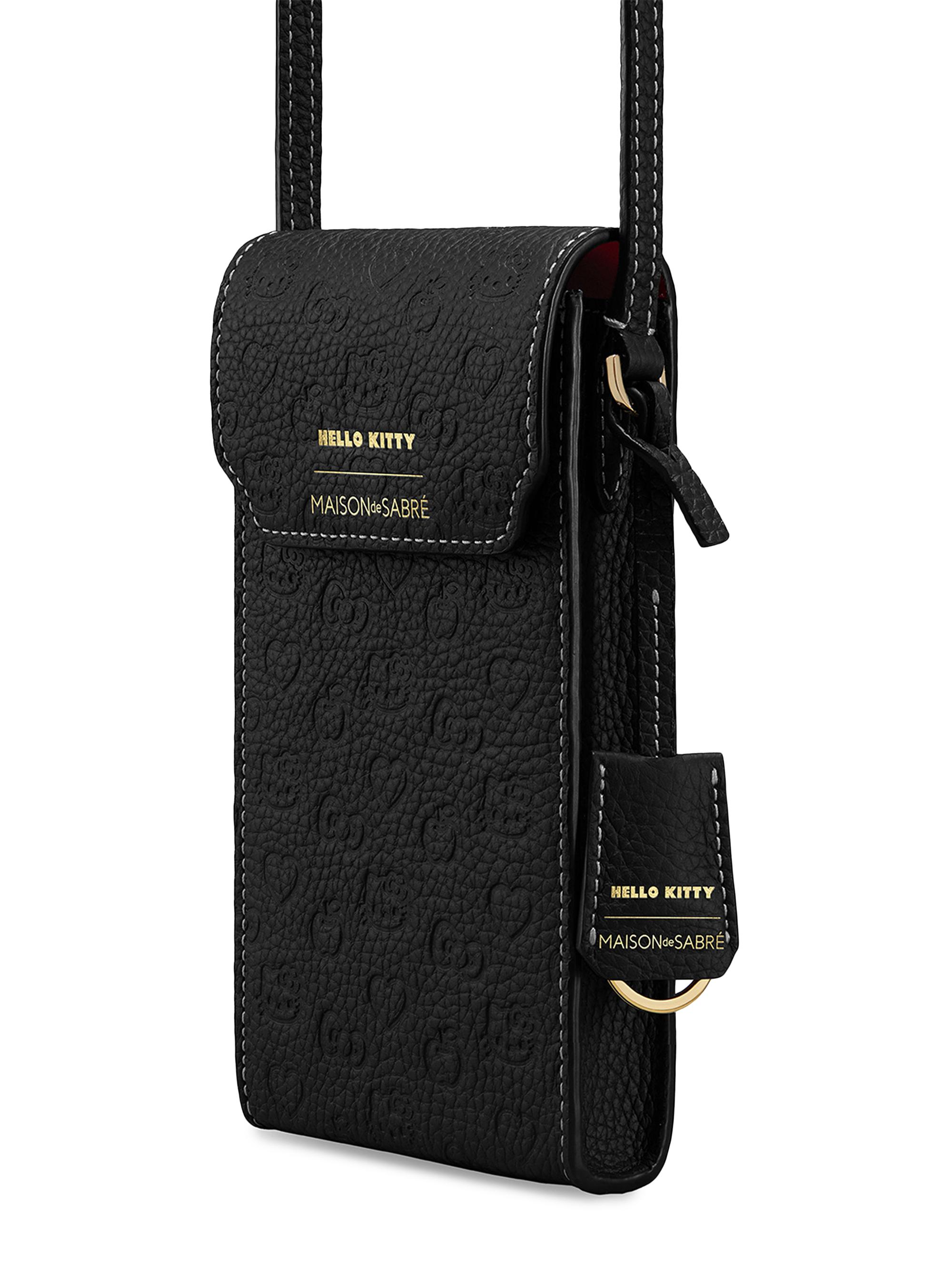 Maison de Sabre Hello Kitty Leather Phone Pouch | Saks Fifth Avenue