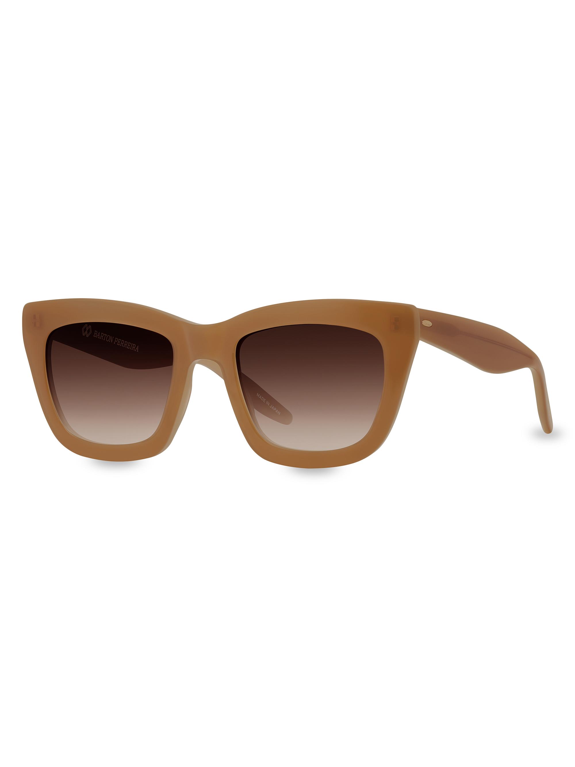 Barton Perreira Women's Kateri 52MM Cat-Eye Sunglasses - Camel Brown