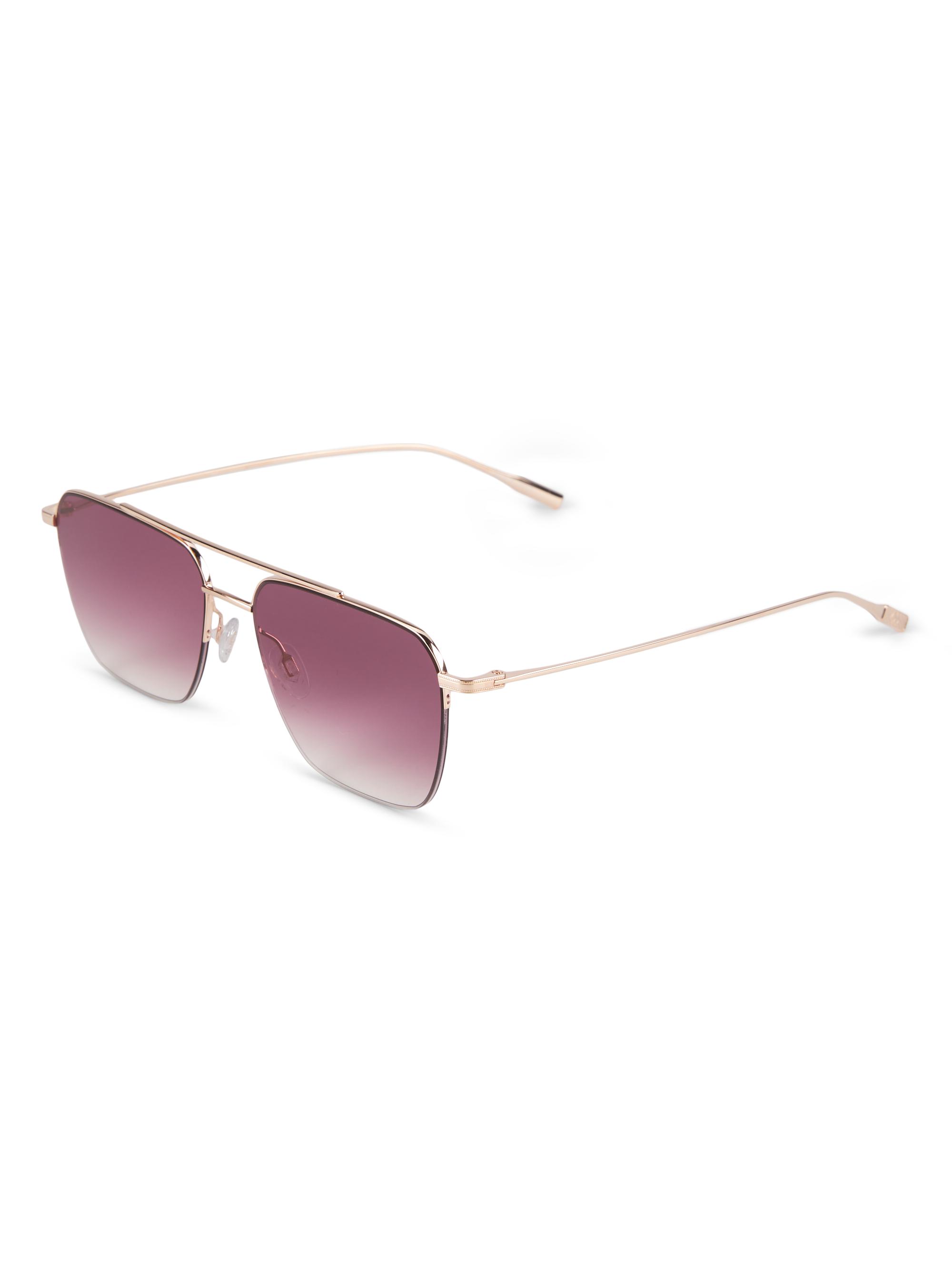 Barton Perreira Women's 55MM Aviator Gradient Sunglasses - Rose Gold Mauve Gradient