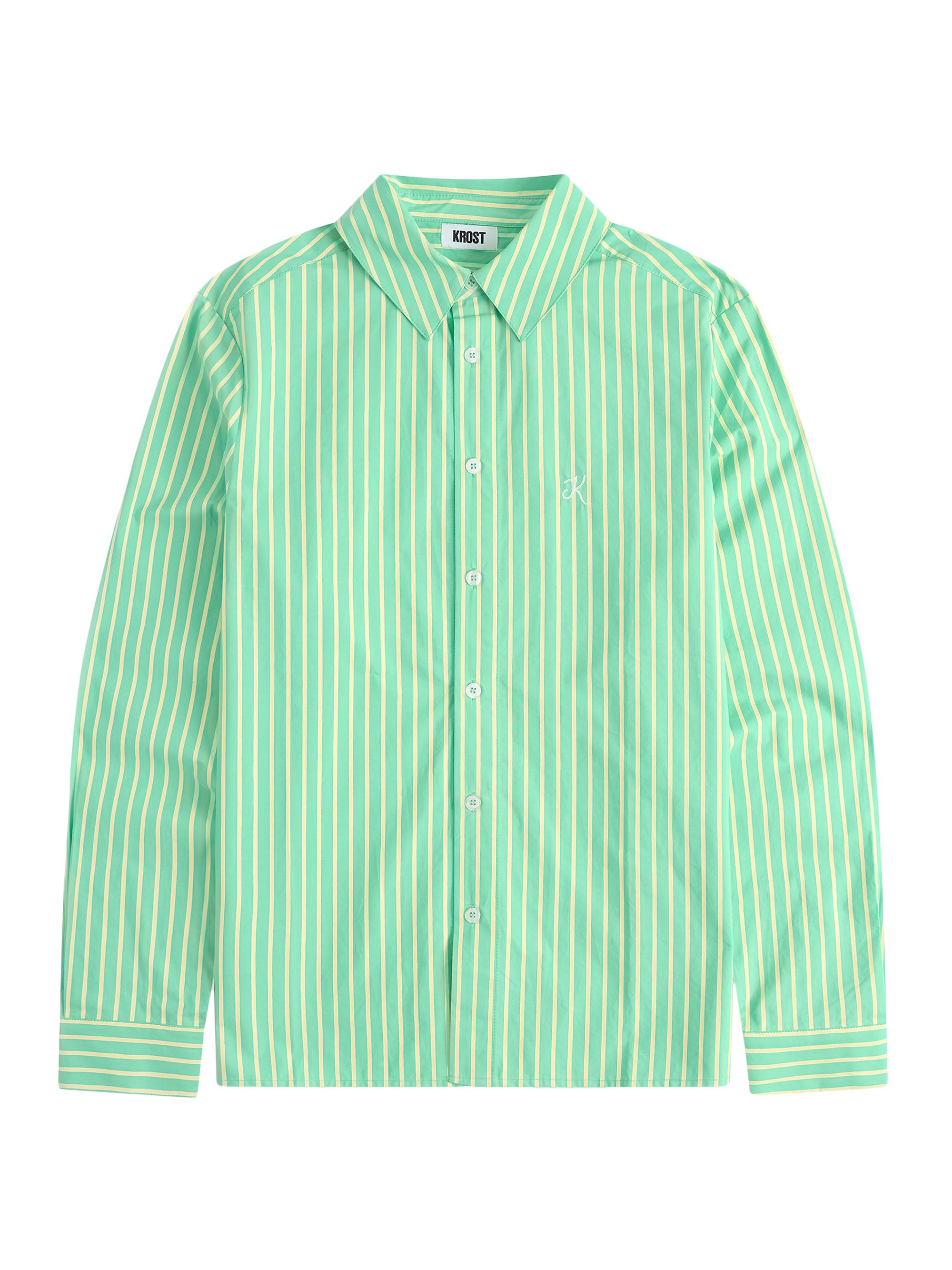 Krost Men's Breeze Poplin Button Up Shirt - Neptune Green