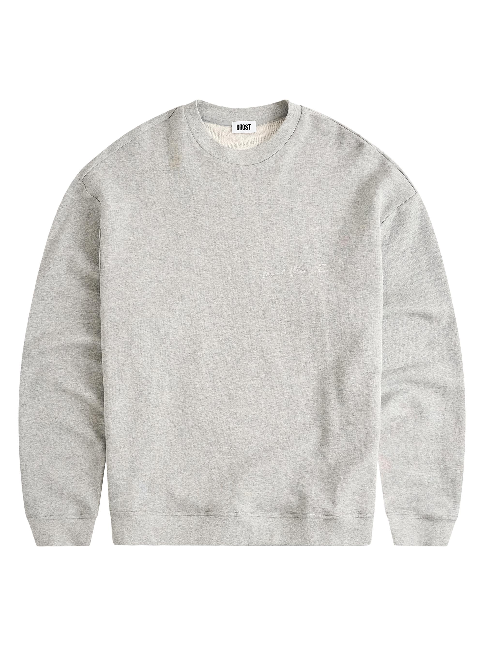 Krost Men's SYF Crewneck Sweatshirt - Heather Grey