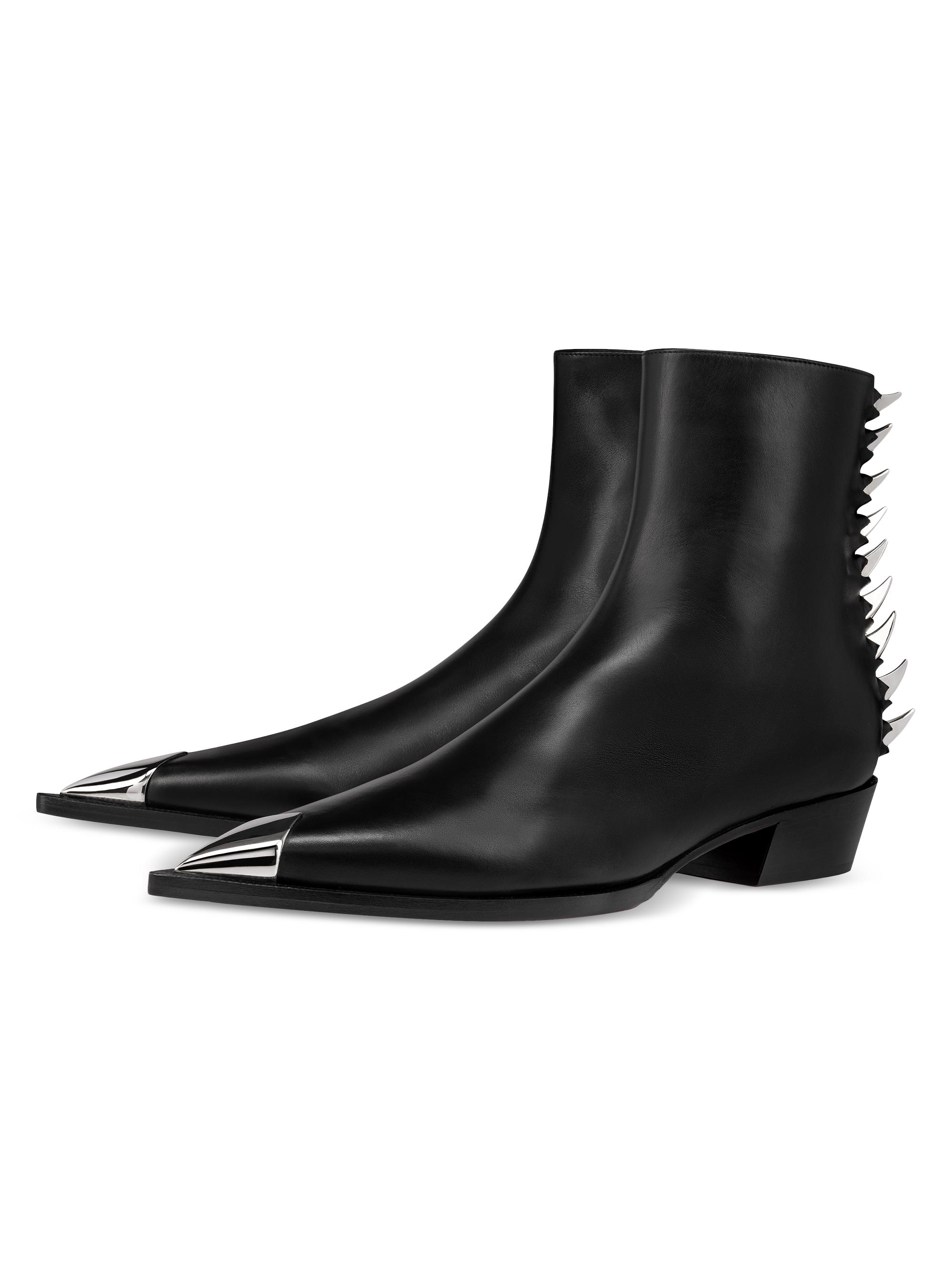 Christian Louboutin Men's Mr Clawiss Leather Boots - Black