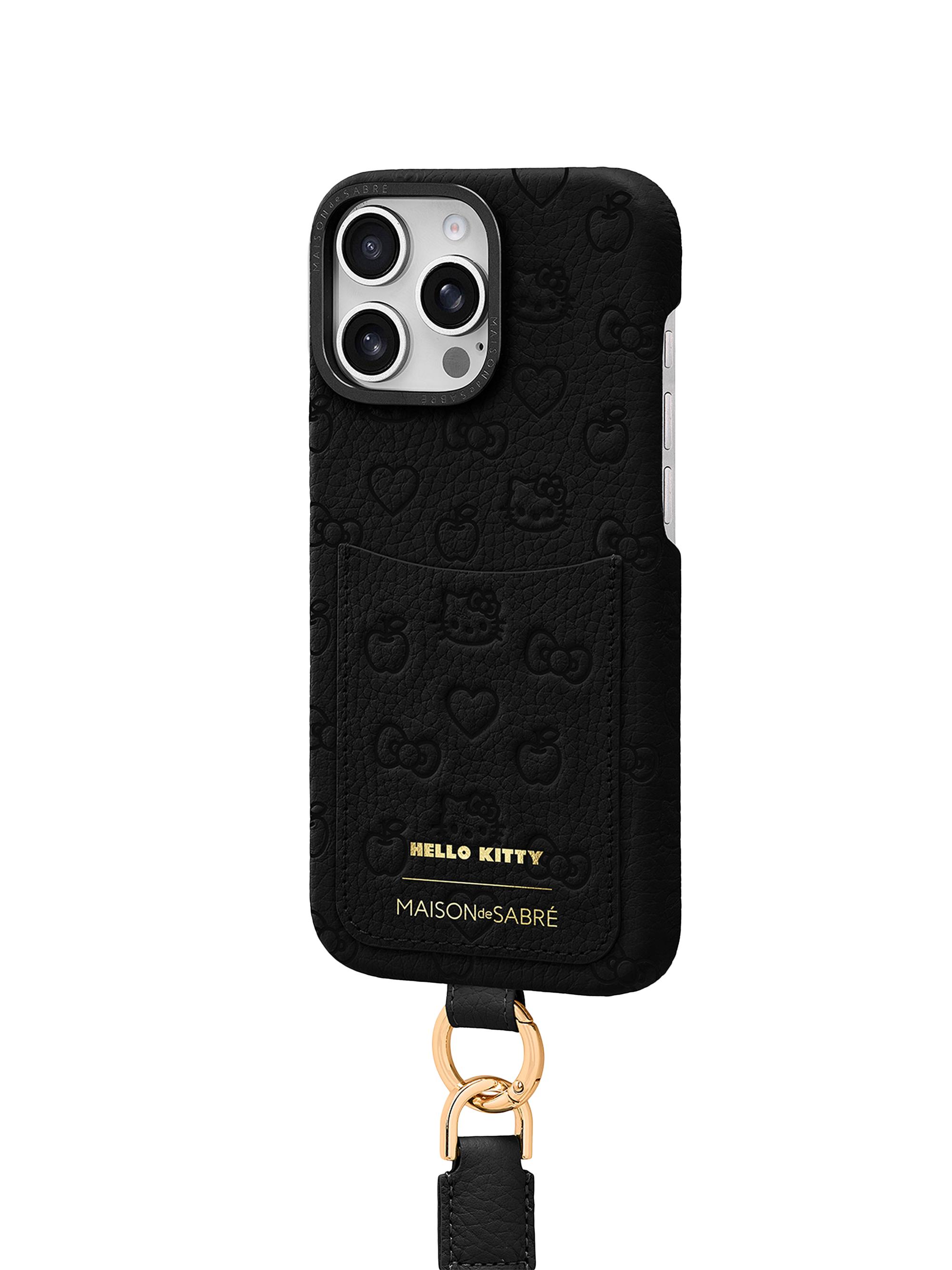 HELLO KITTY MAISON de SABRÉ iPhone16 Pro iPhone 16 Pro Case - Black Caviar (Hello Kitty) – MAISON de SABRÉ