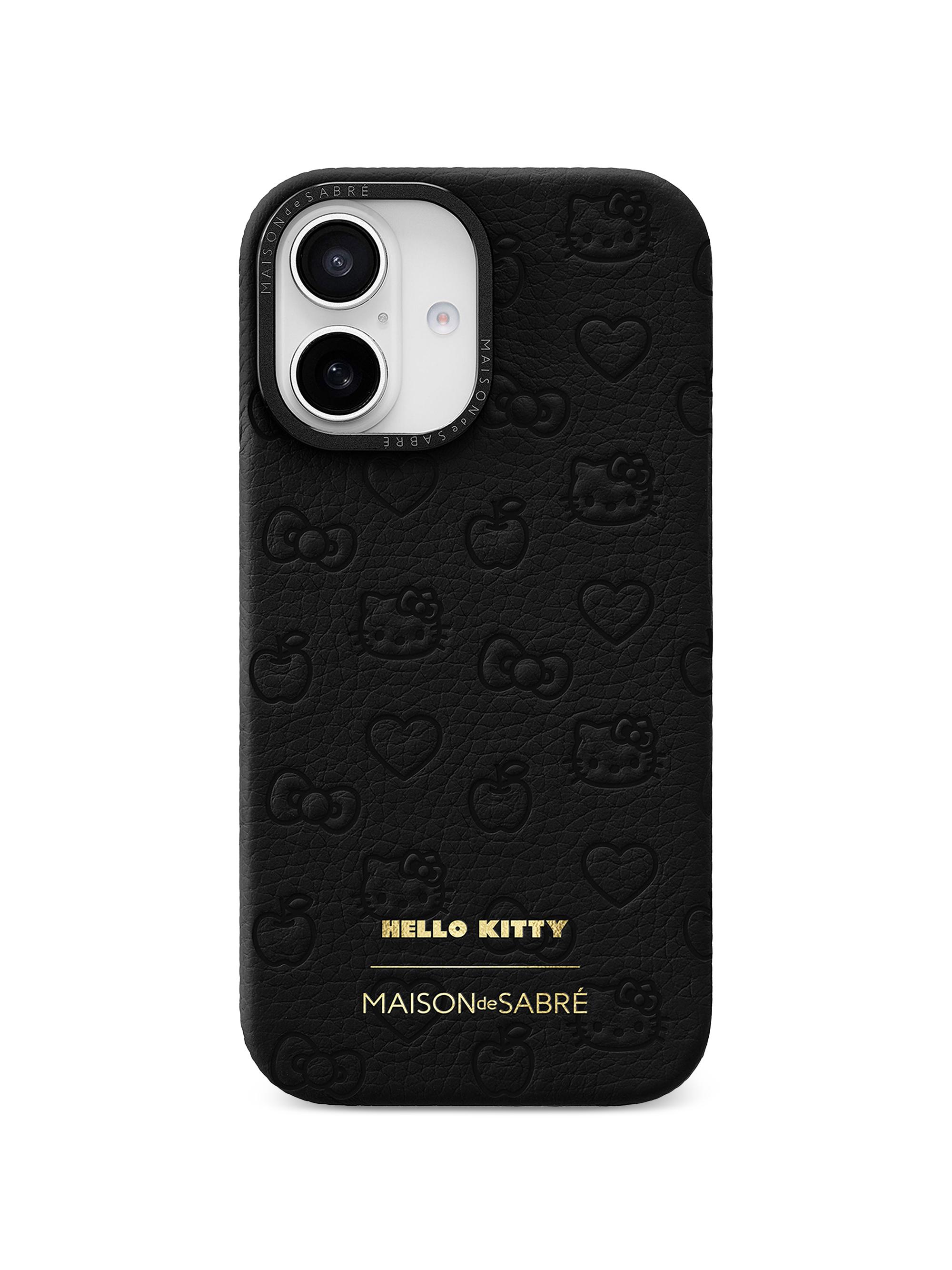 Maison de Sabre Hello Kitty Leather Phone Case (iPhone 16 Pro Max