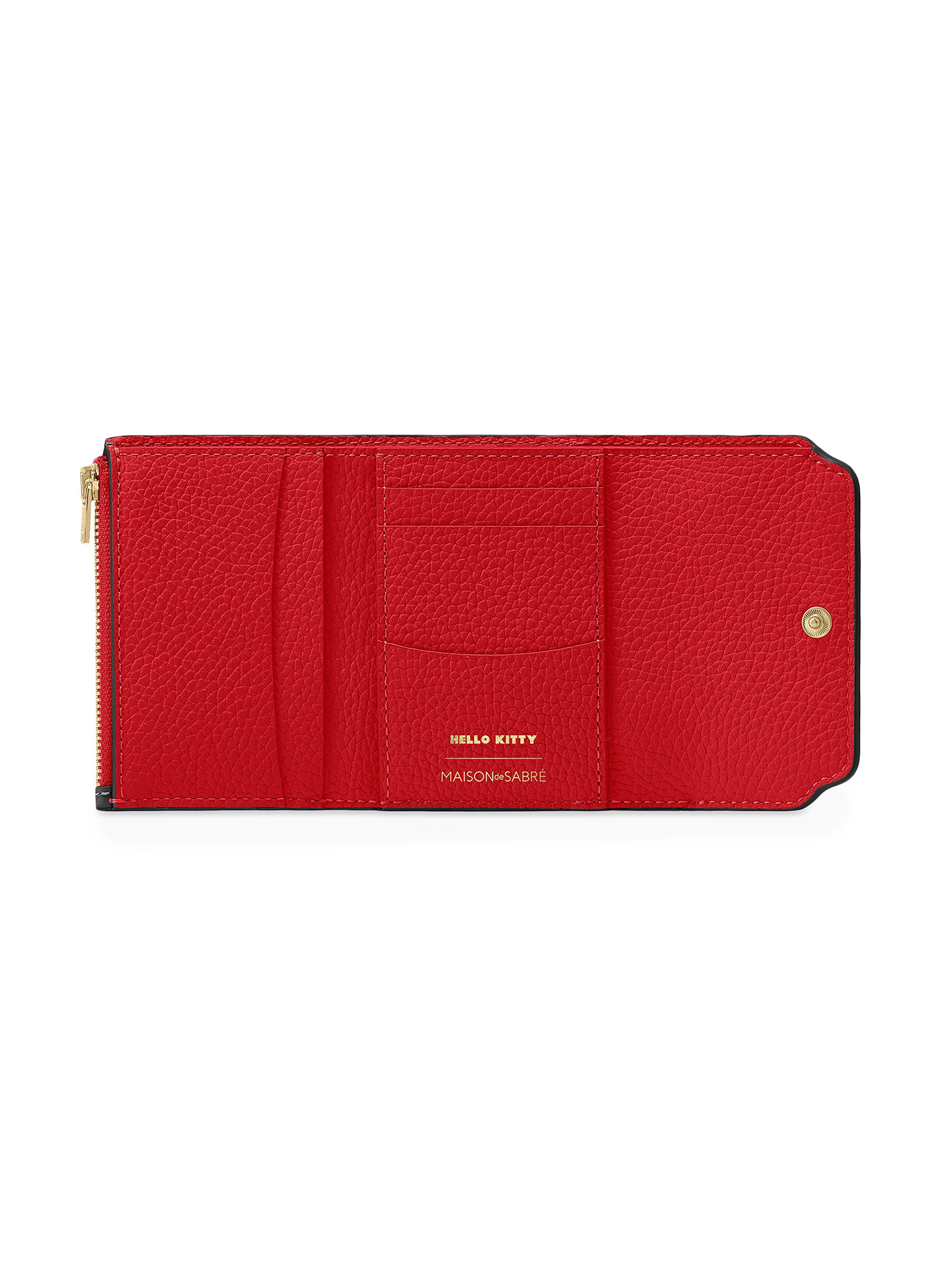 Maison de Sabre Hello Kitty Leather Trifold Wallet | Saks Fifth Avenue