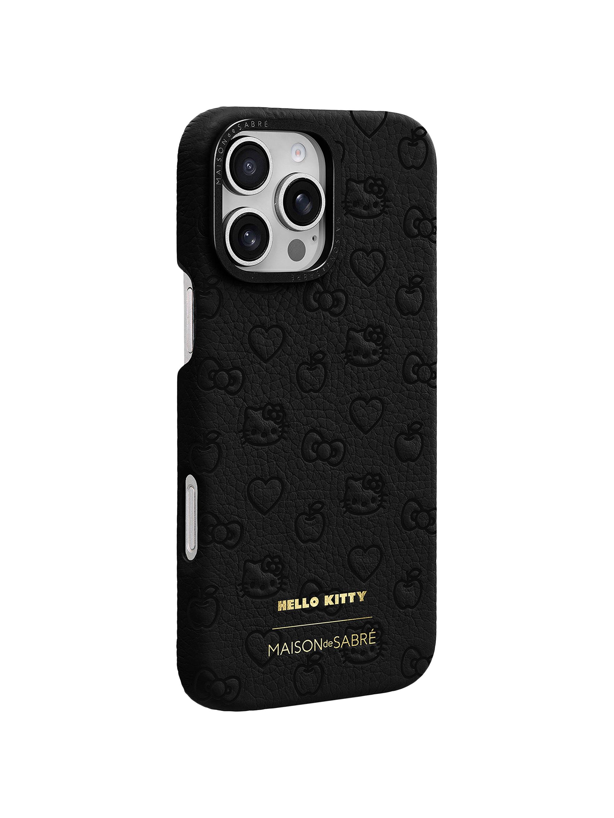 Maison de Sabre Hello Kitty Leather Phone Case (iPhone 16 Pro Max