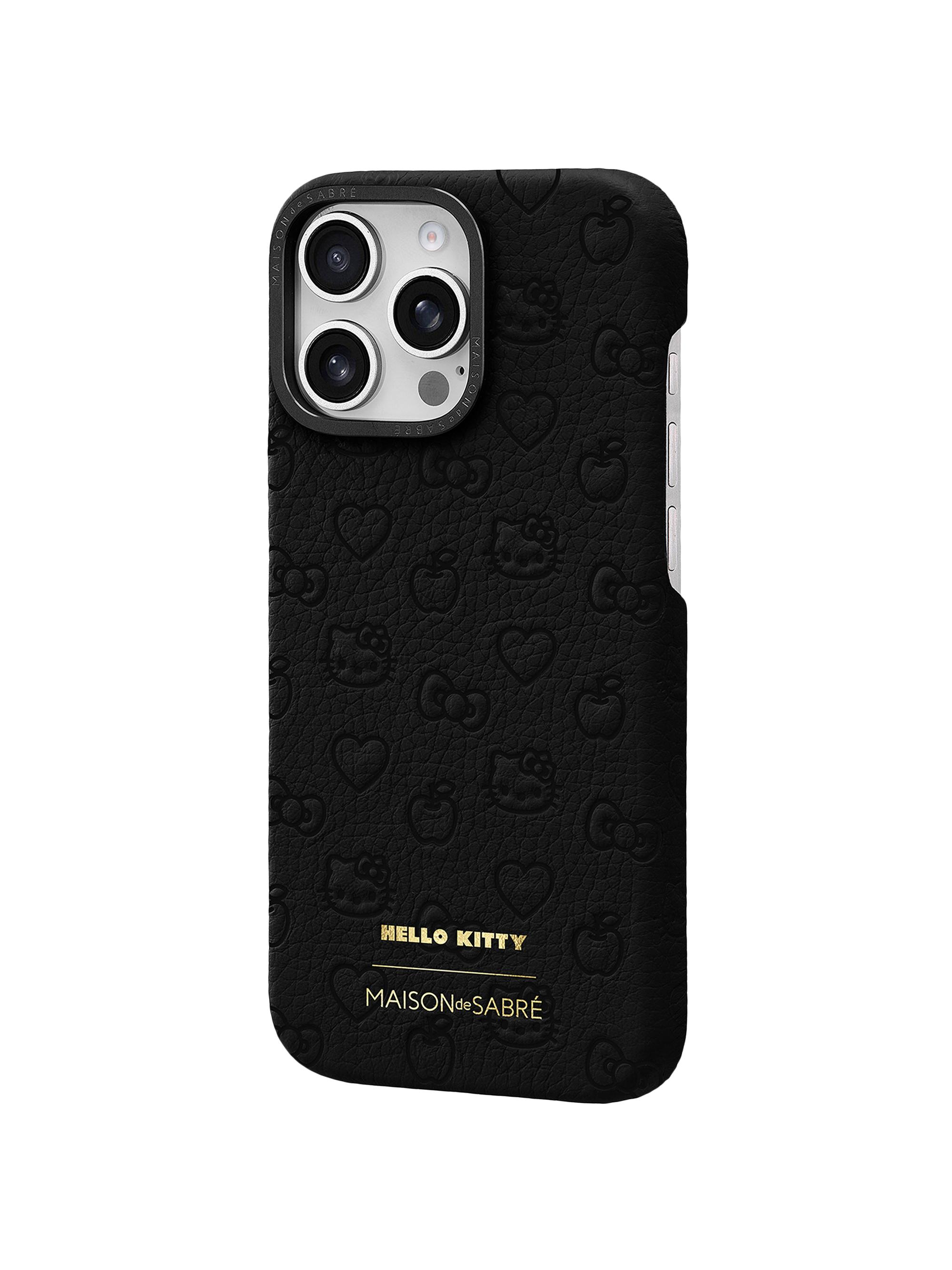 Maison de Sabre Hello Kitty Leather Phone Case (iPhone 16 Pro Max