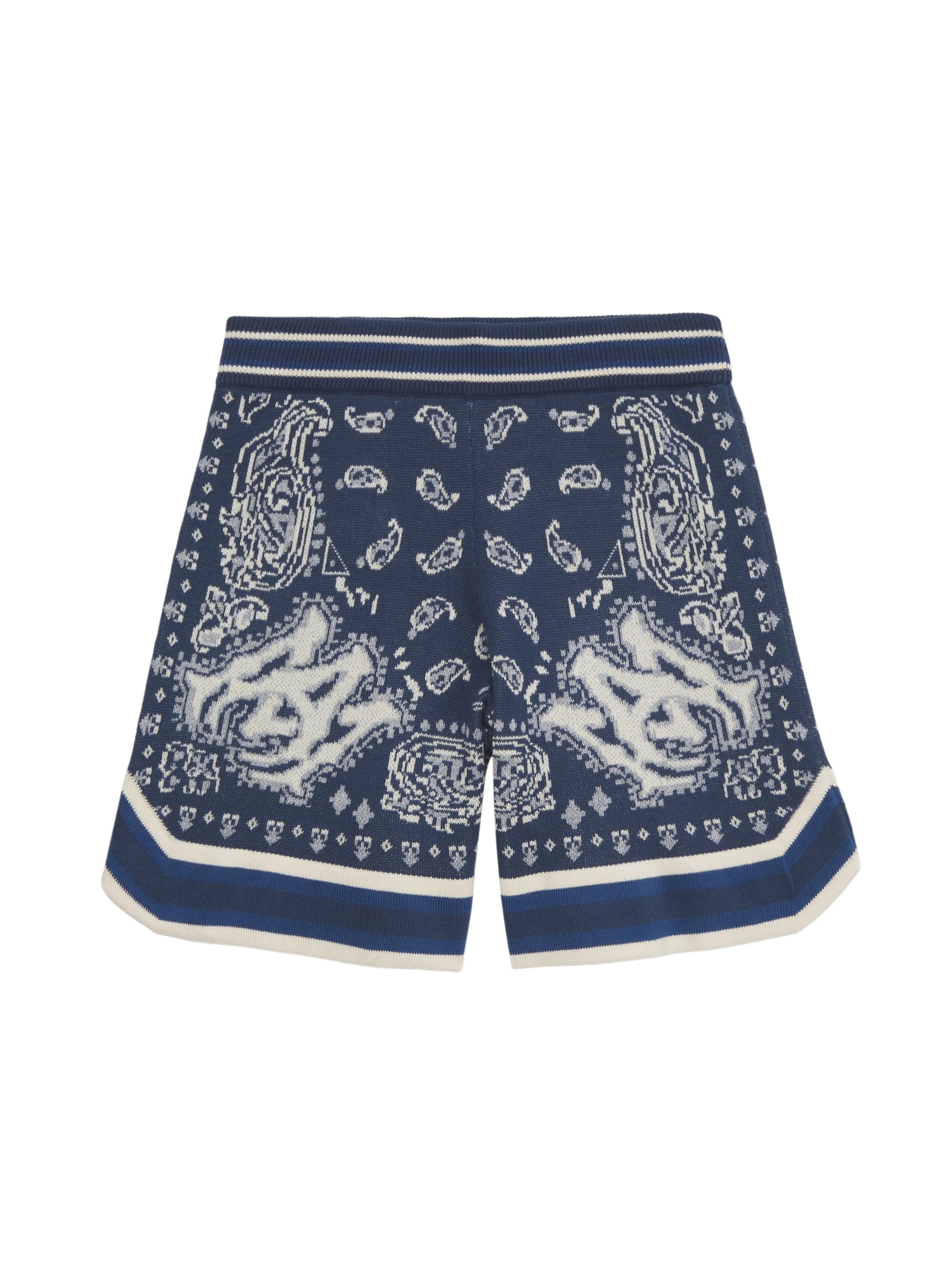 Amiri Little Boy's & Boy's Bandana Knit Shorts | Saks Fifth Avenue