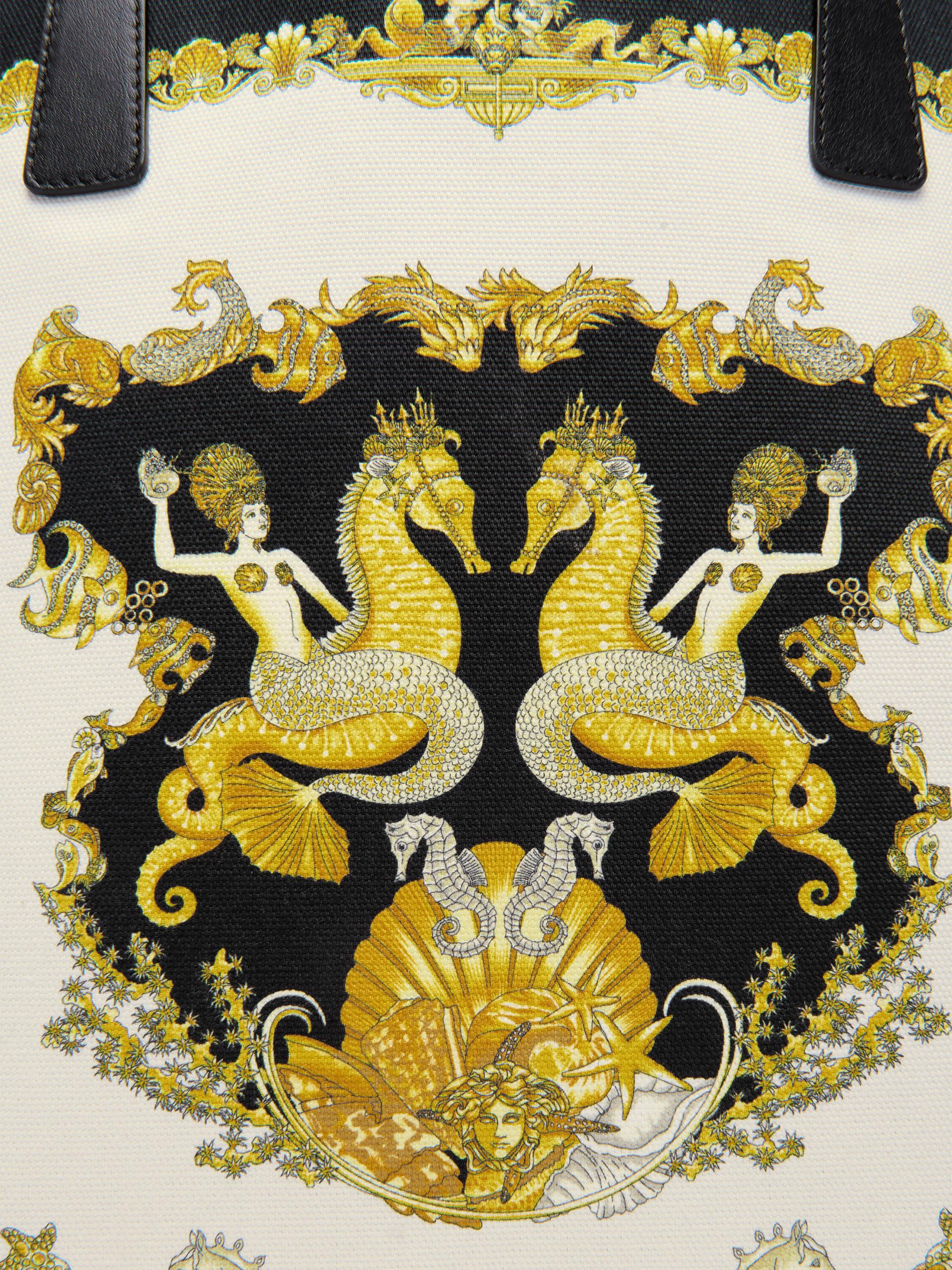 Versace Canvas Foulard Print Tote Bag | Saks Fifth Avenue display picture 1