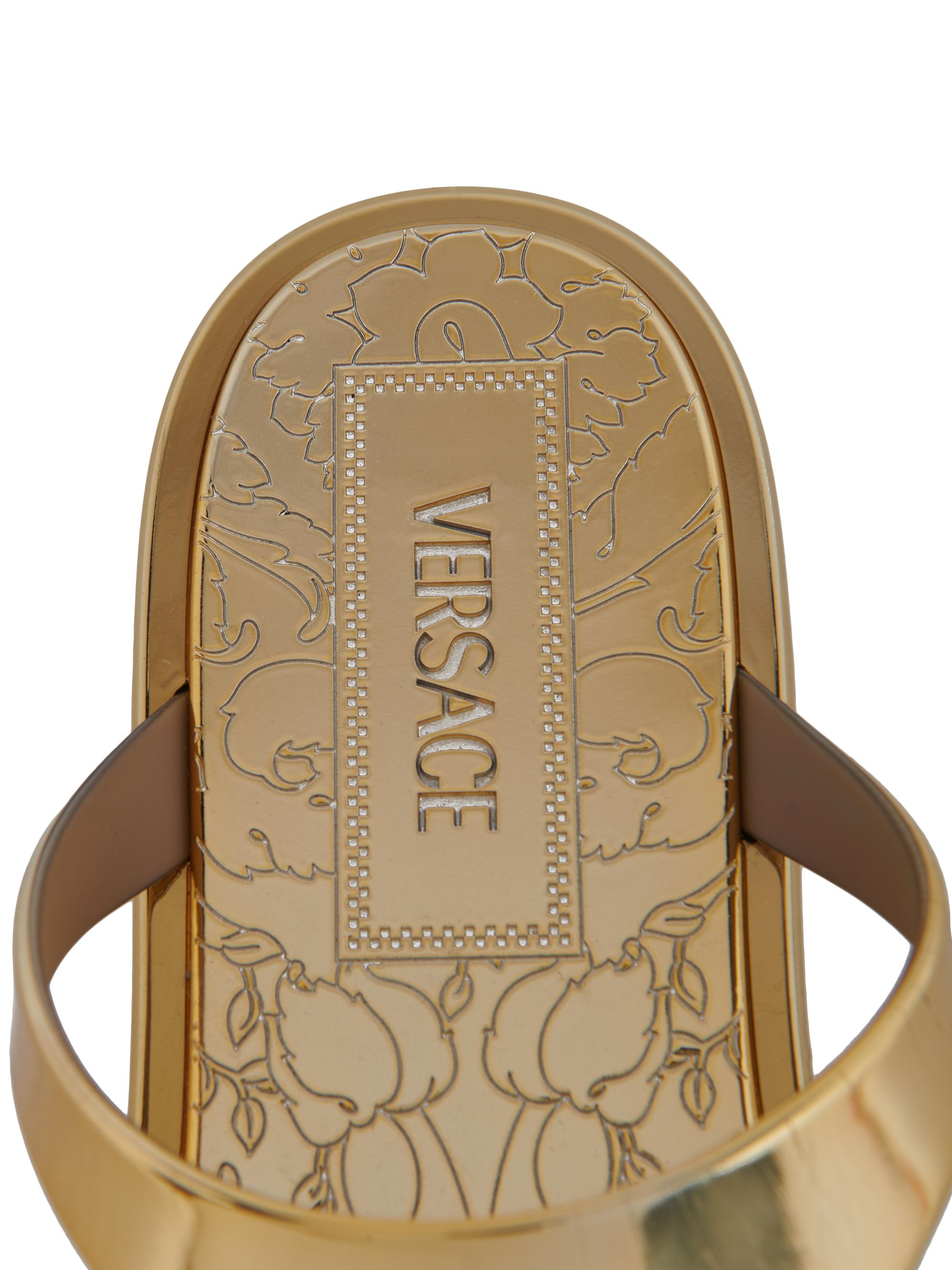 Versace Medusa Metallic Baroque Flip-Flops | Saks Fifth Avenue display picture 1