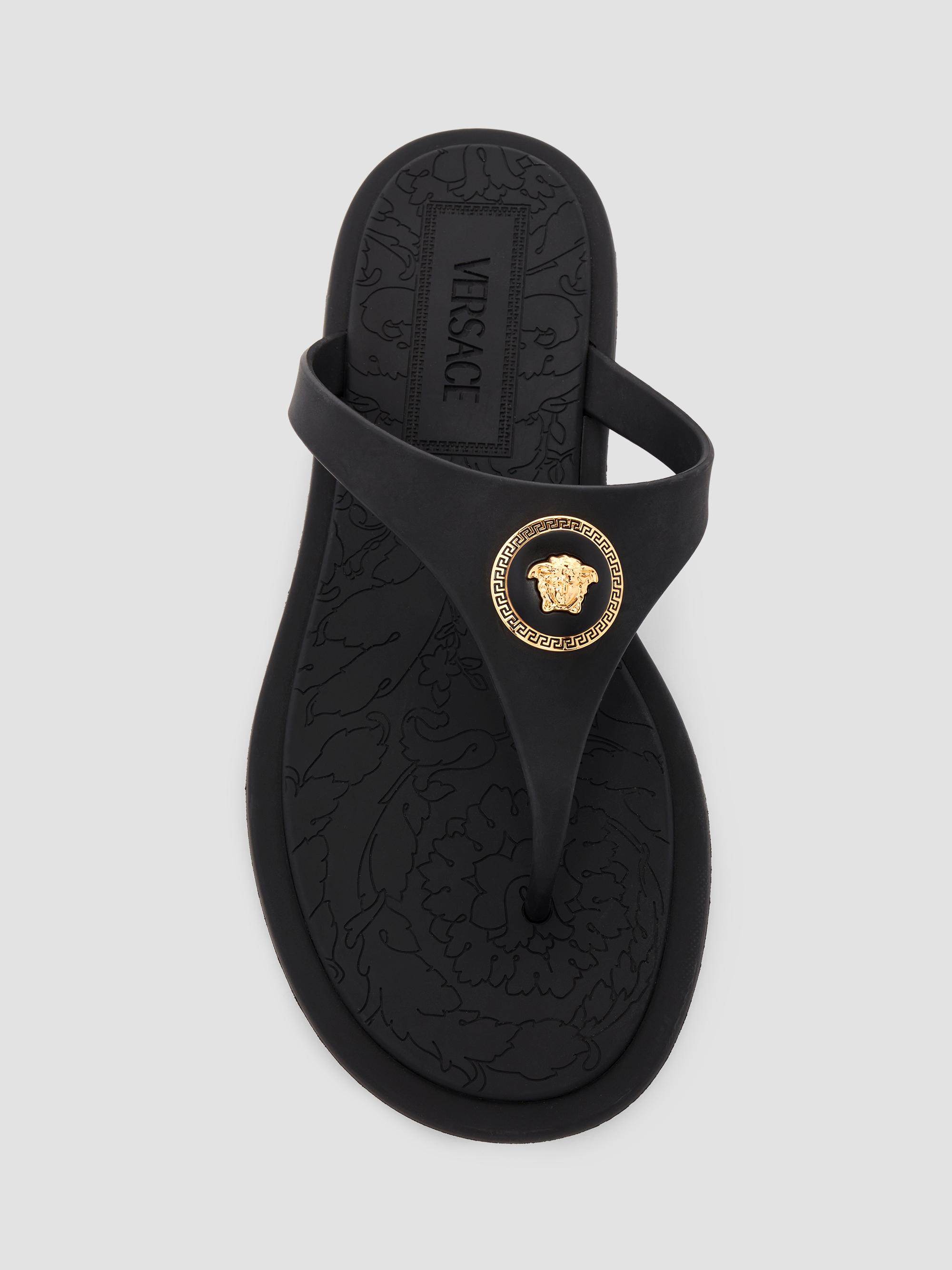 Versace Medusa Baroque Flip-Flops | Saks Fifth Avenue