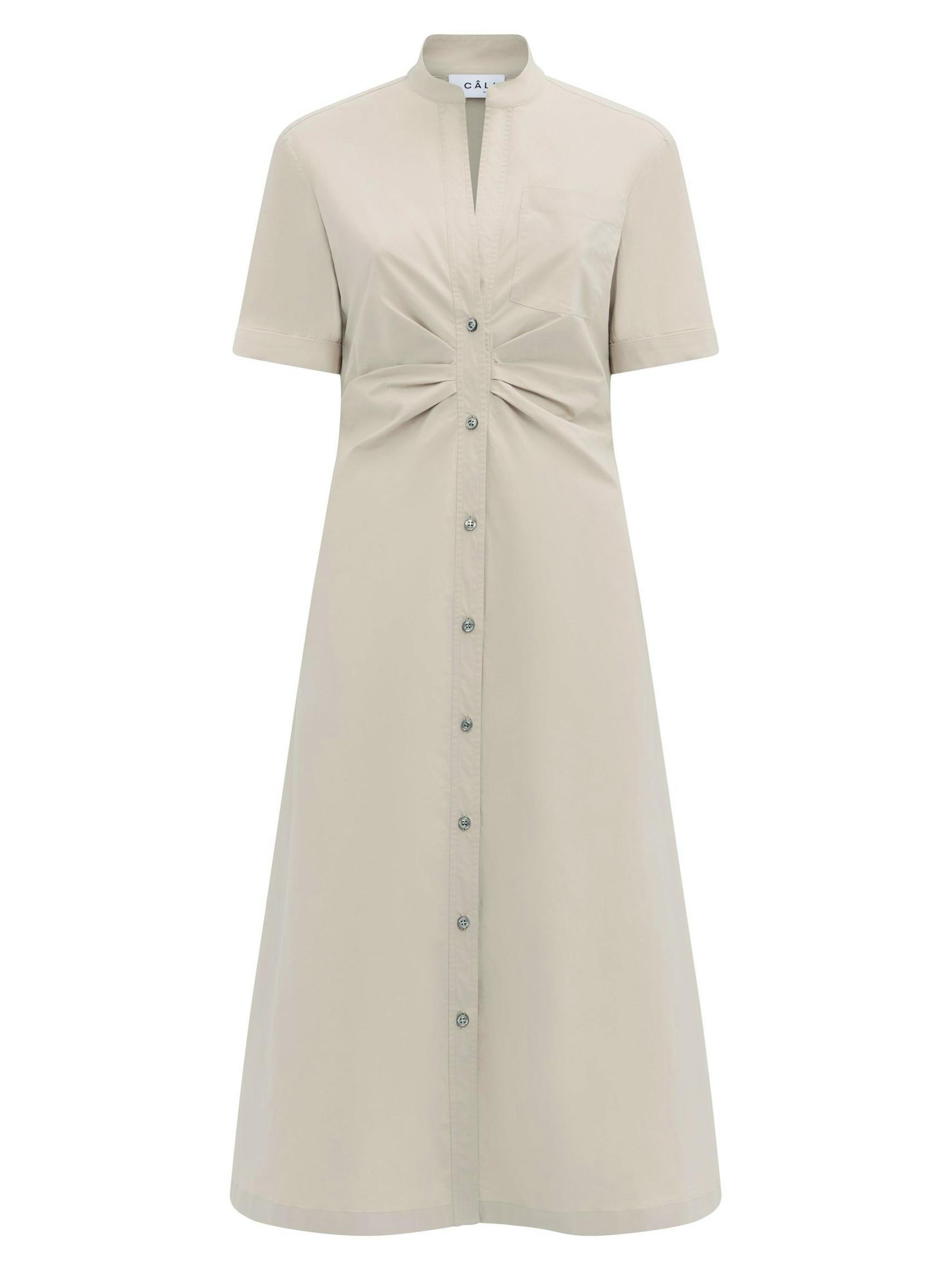 Callas Milano Women's Noor Long Shirt Dress - Safari