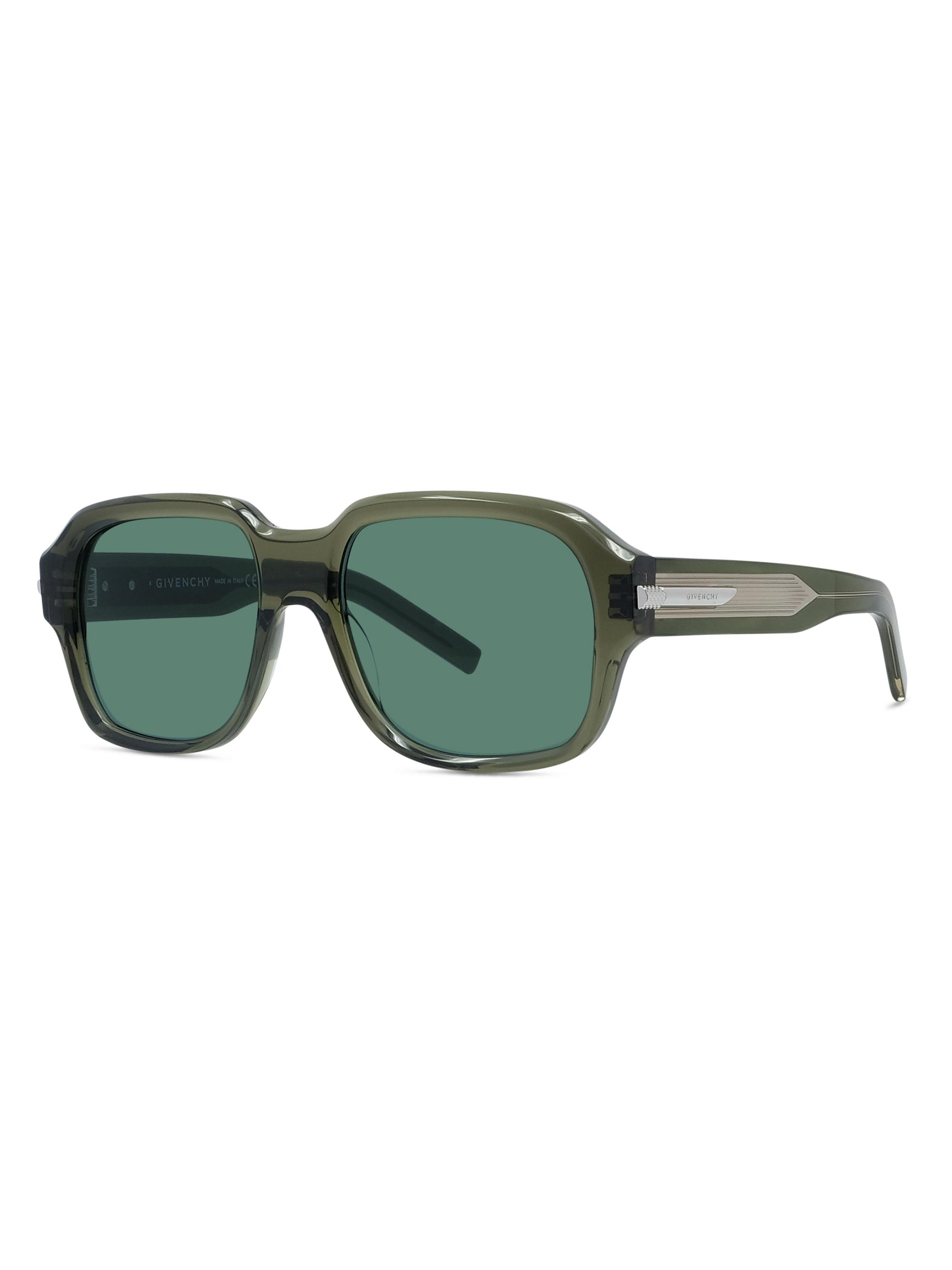 Givenchy Men's GV One 55MM Geometric Sunglasses - Dark Green