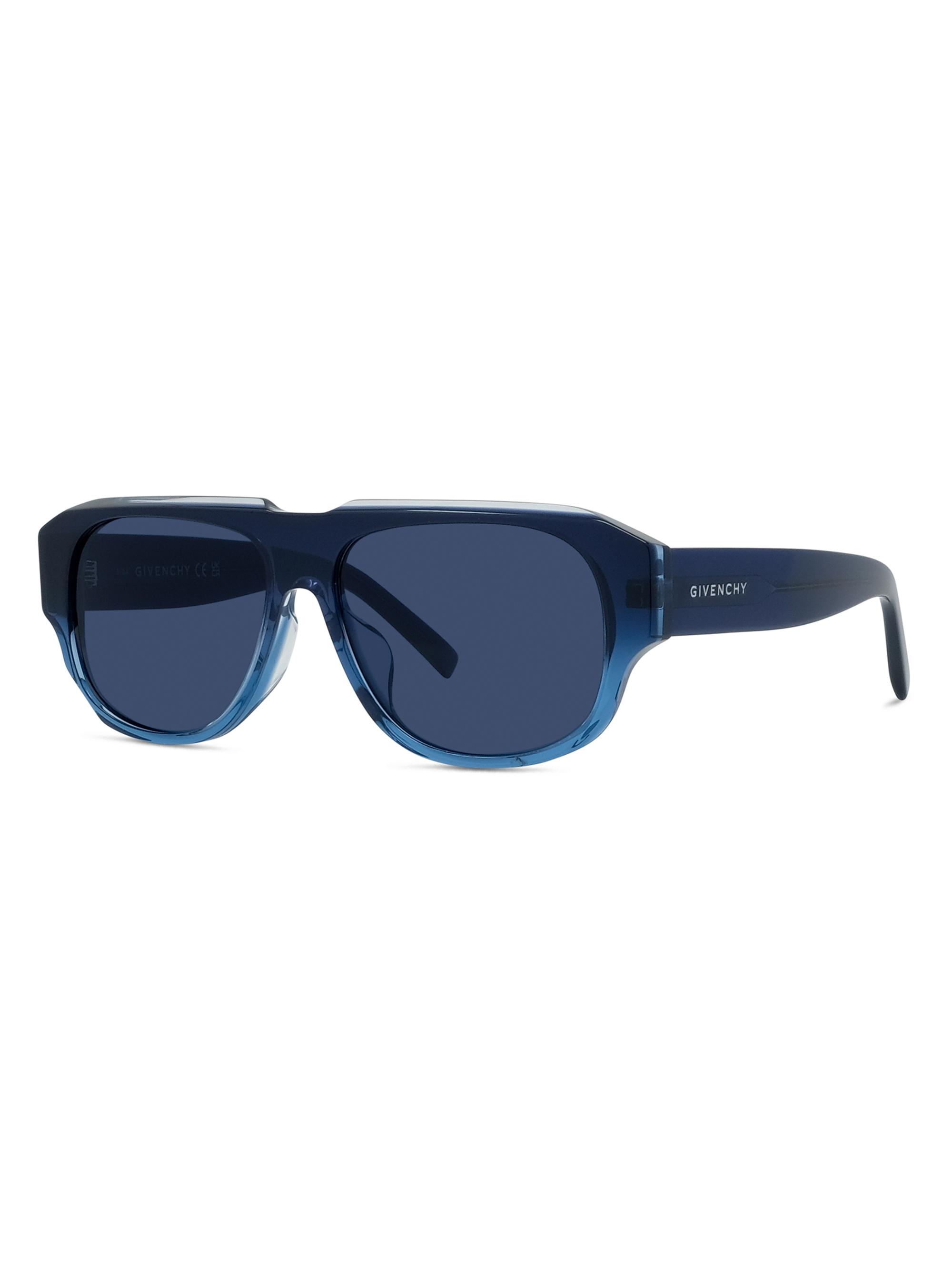 Givenchy Men's GV Day 55MM Rectangular Sunglasses - Blue