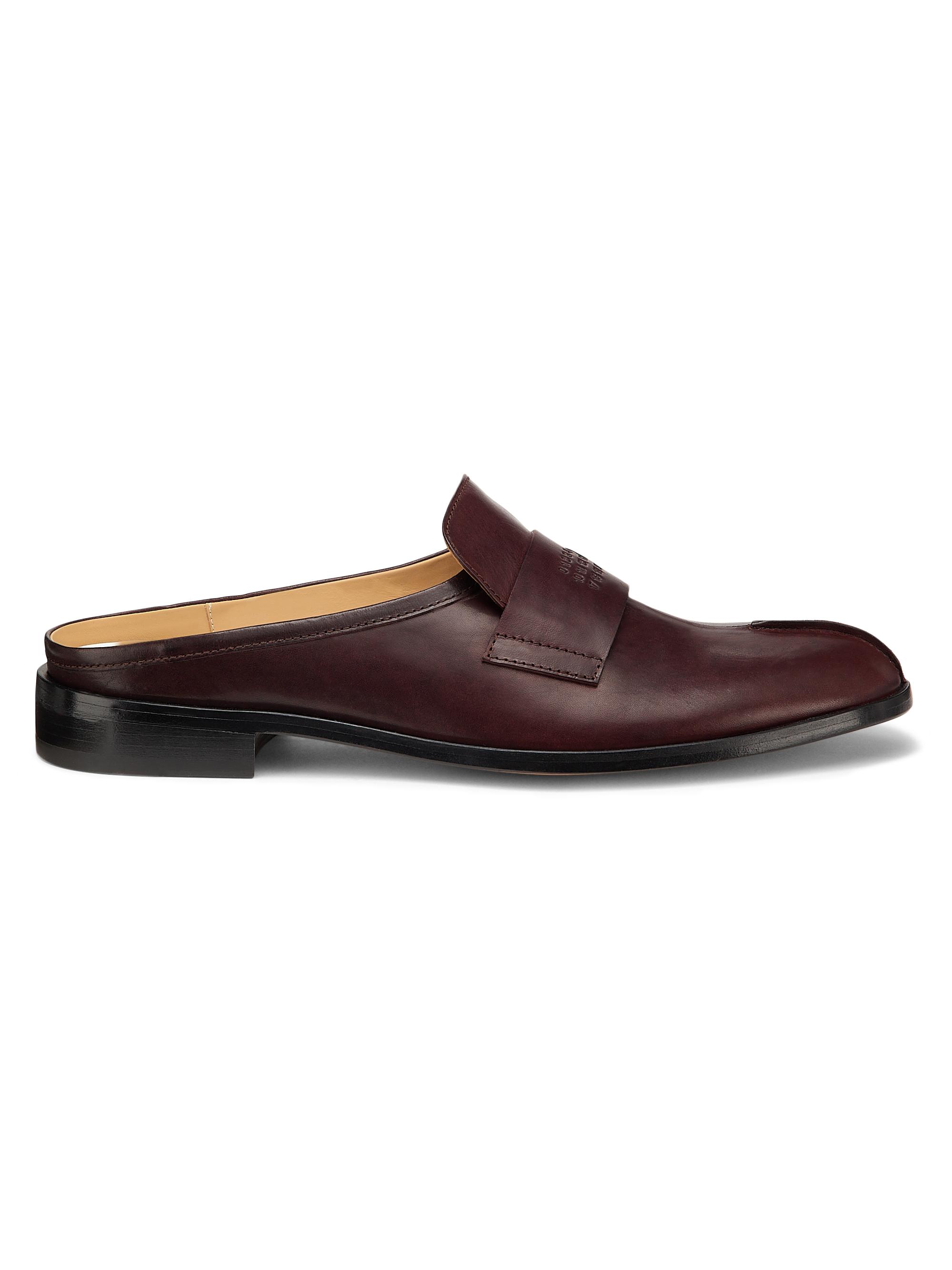 MM6 Maison Margiela Men's Leather Low-Top Sneakers - Port Royale