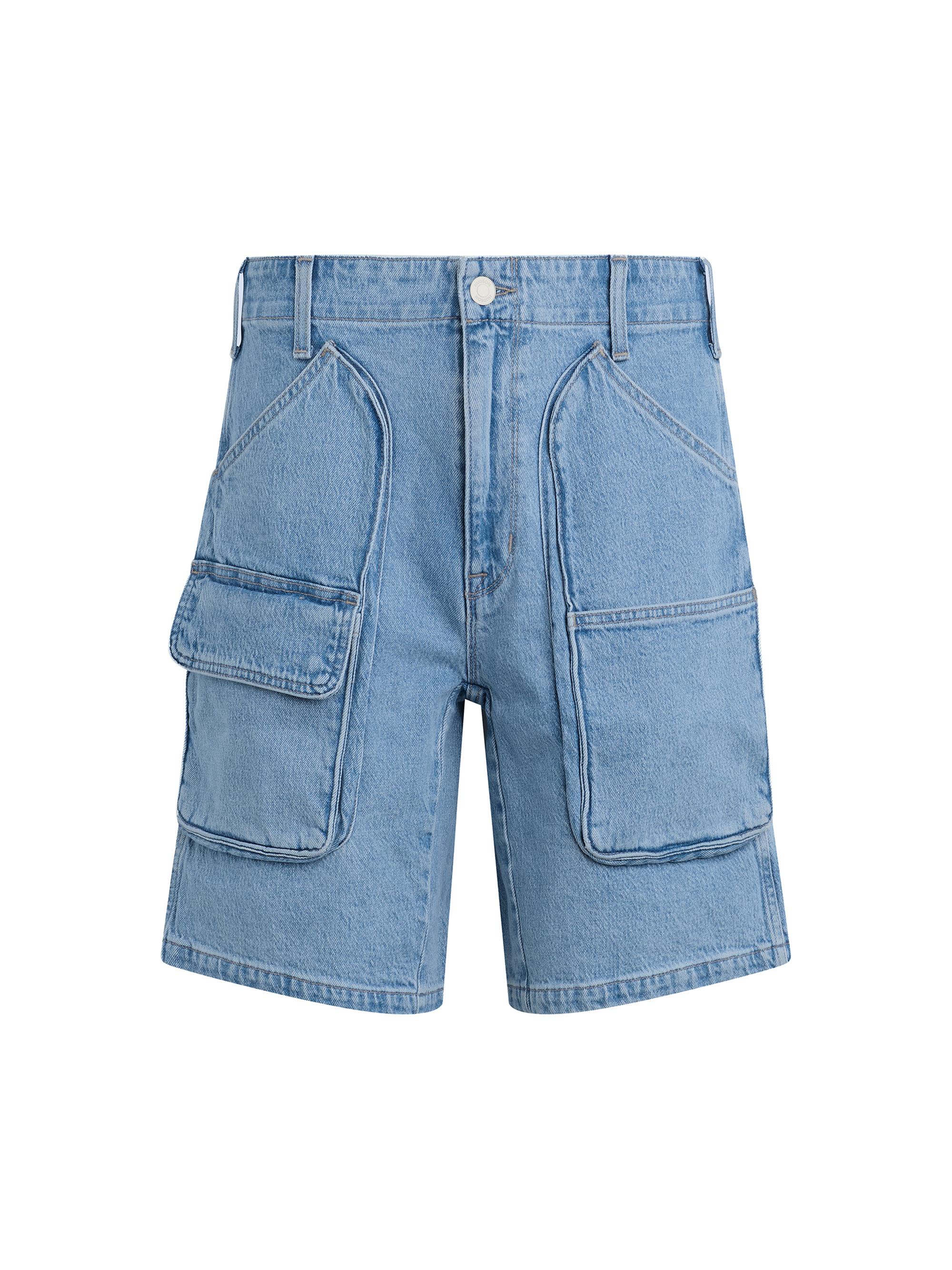 Hudson Jeans Men's Industry Denim Cargo Shorts - Hazy