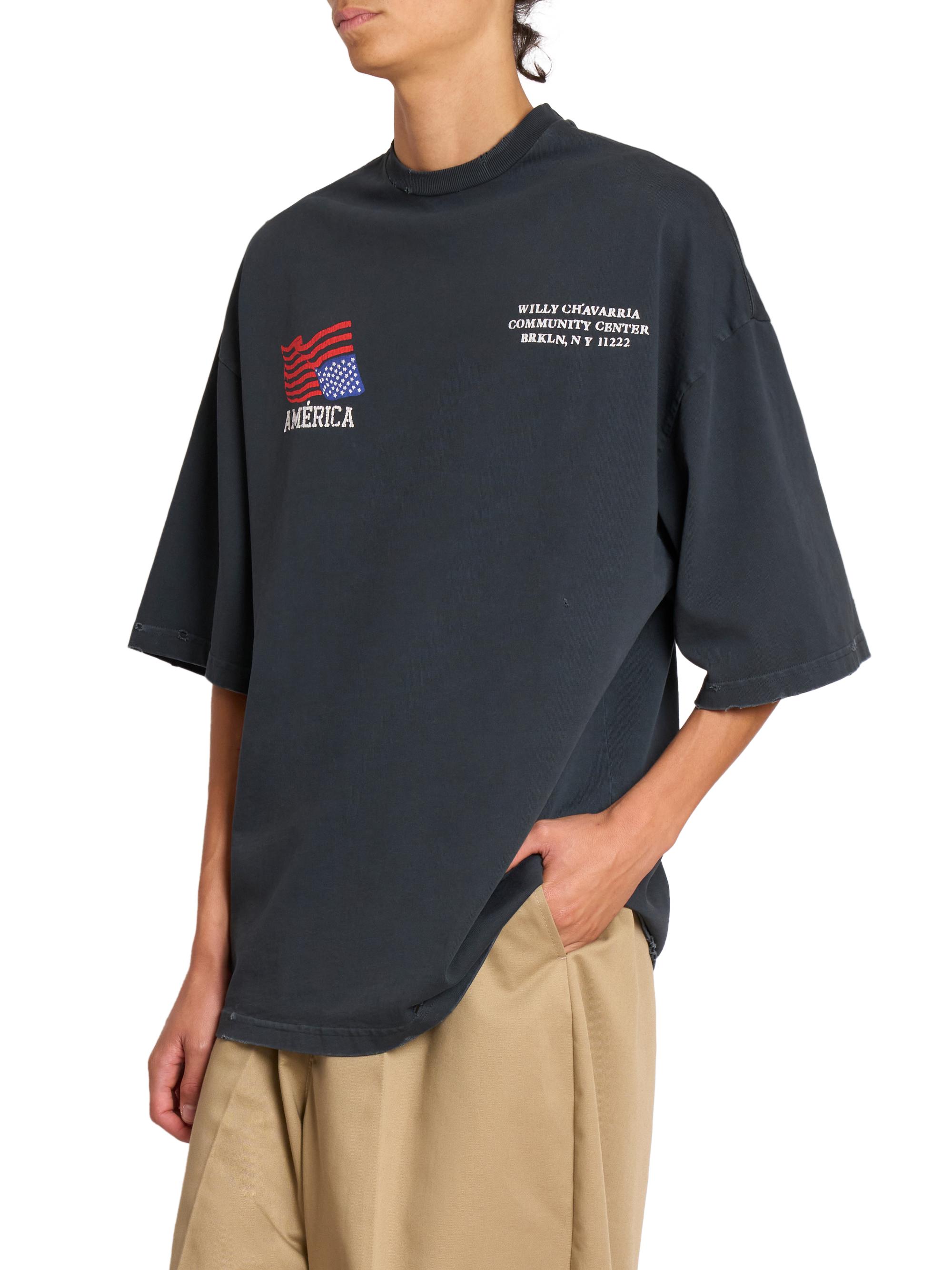 Willy Chavarria America Buffalo T-Shirt | Saks Fifth Avenue