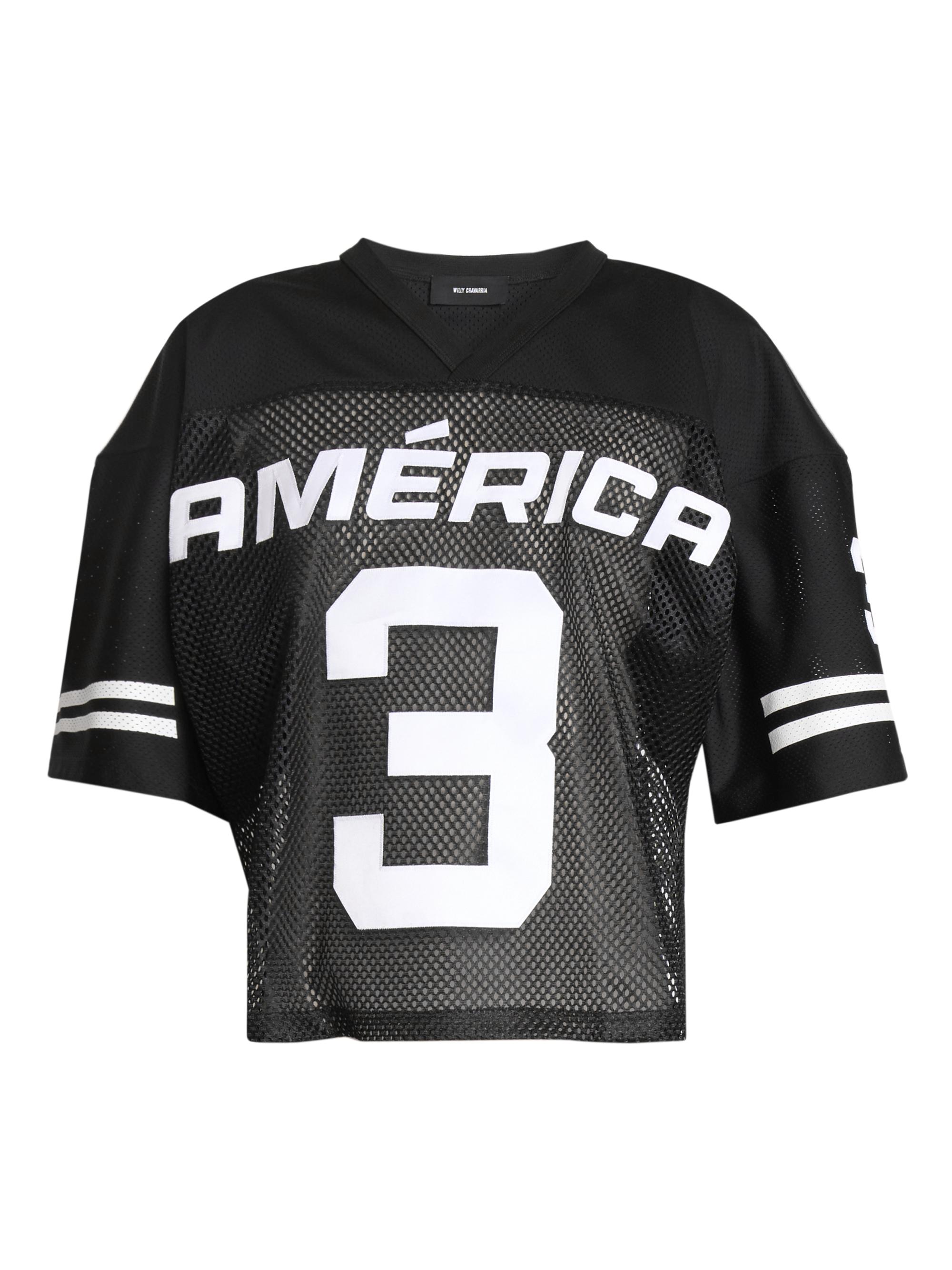 Willy Chavarria Men's América Football Jersey - Black