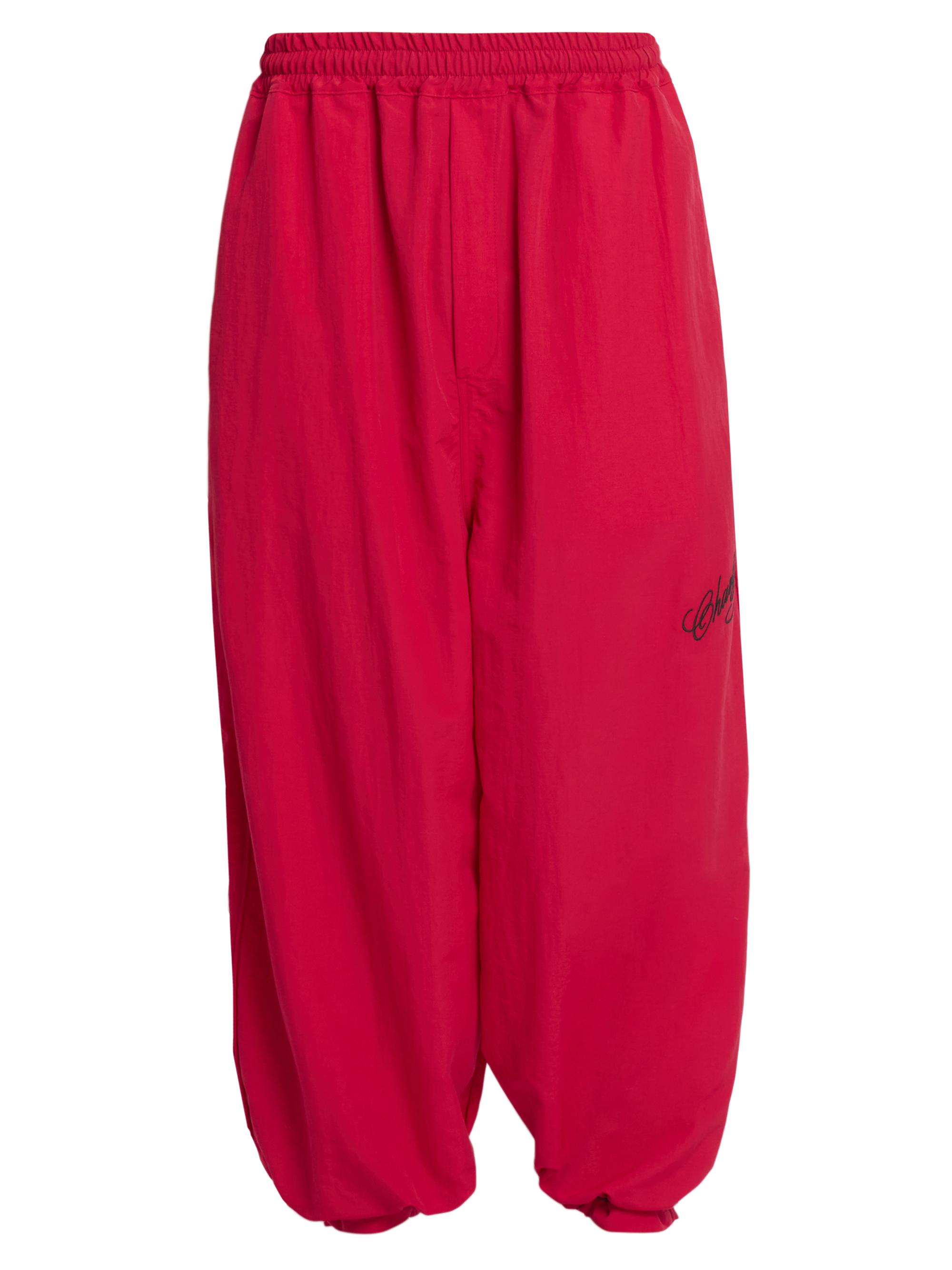 Willy Chavarria Men's Bomber Track Pants - Red