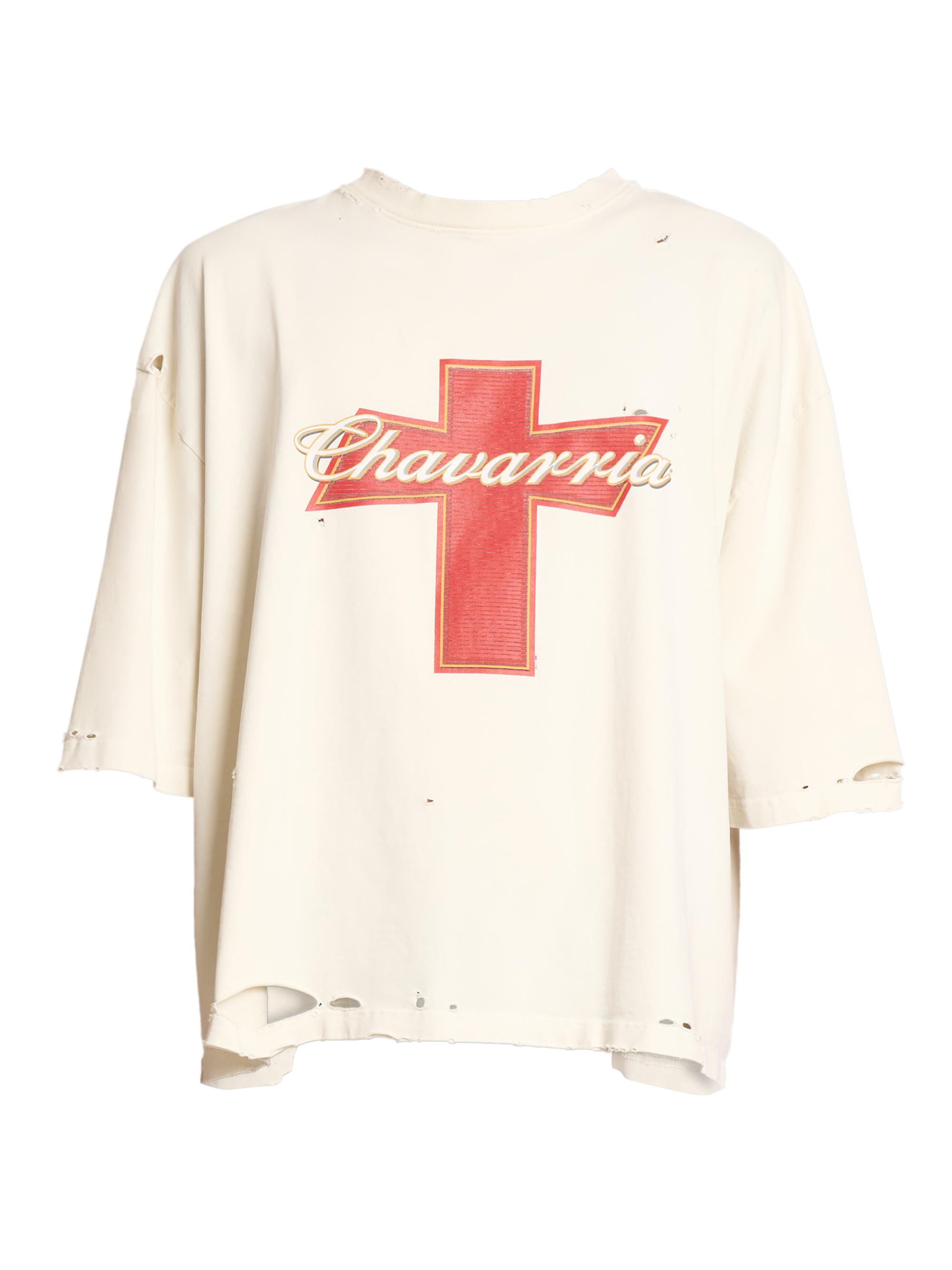 Willy Chavarria Budweiserria Buffalo Cotton T-Shirt | Saks Fifth