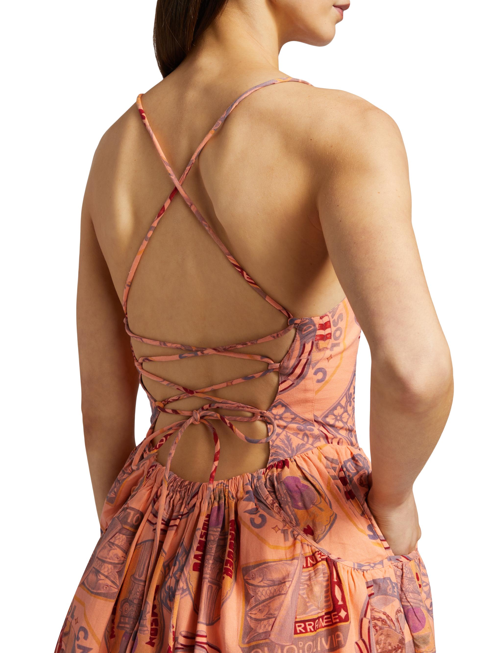 Damson Madder Printed Mini Apron Dress | Saks Fifth Avenue