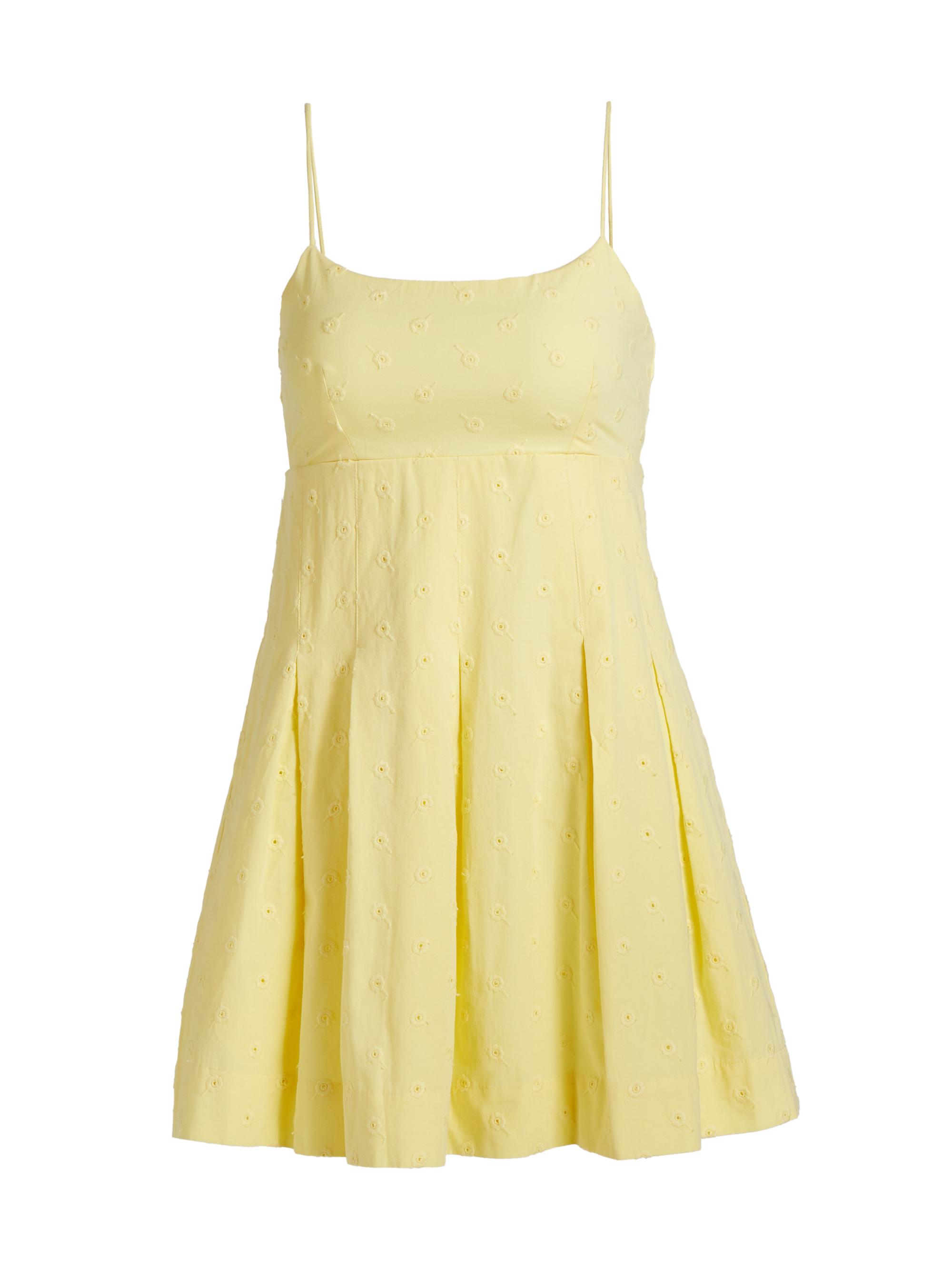 Damson Madder Women's Iris Cotton Minidress - Butter Broderie