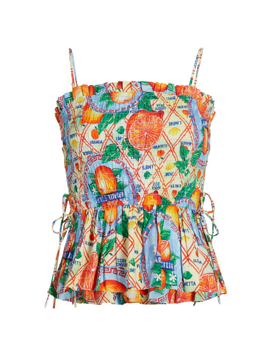 トップス DICH HENDERSON LOBSTER SHEER CAMI DICH HENDERSON LOBSTER SHEER CAMI Camisoles