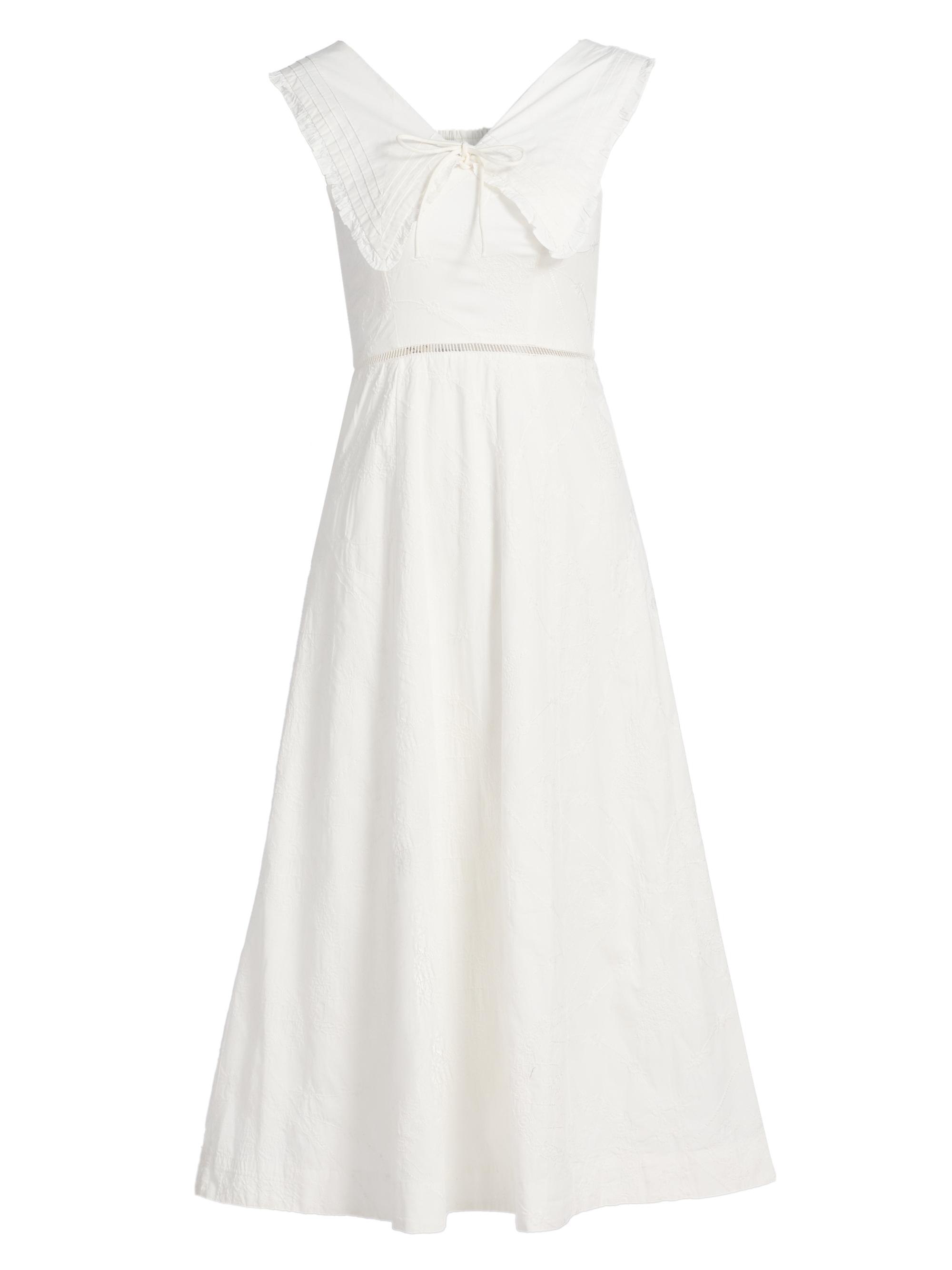 Damson Madder Fan Fan Midi-Dress | Saks Fifth Avenue