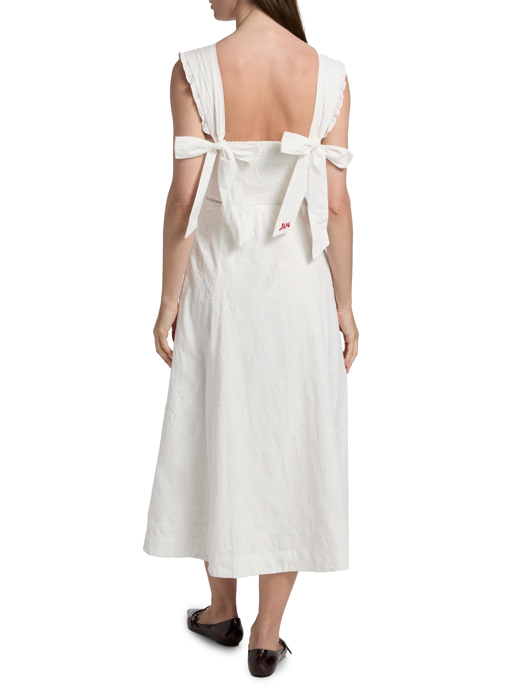 damson madder silver dress DAMSON MADDER Penelope metallic taffeta mini dress