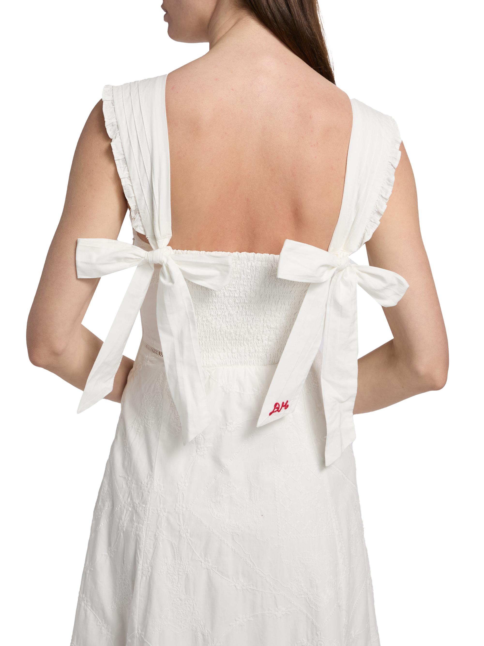 Damson Madder Fan Fan Midi-Dress | Saks Fifth Avenue