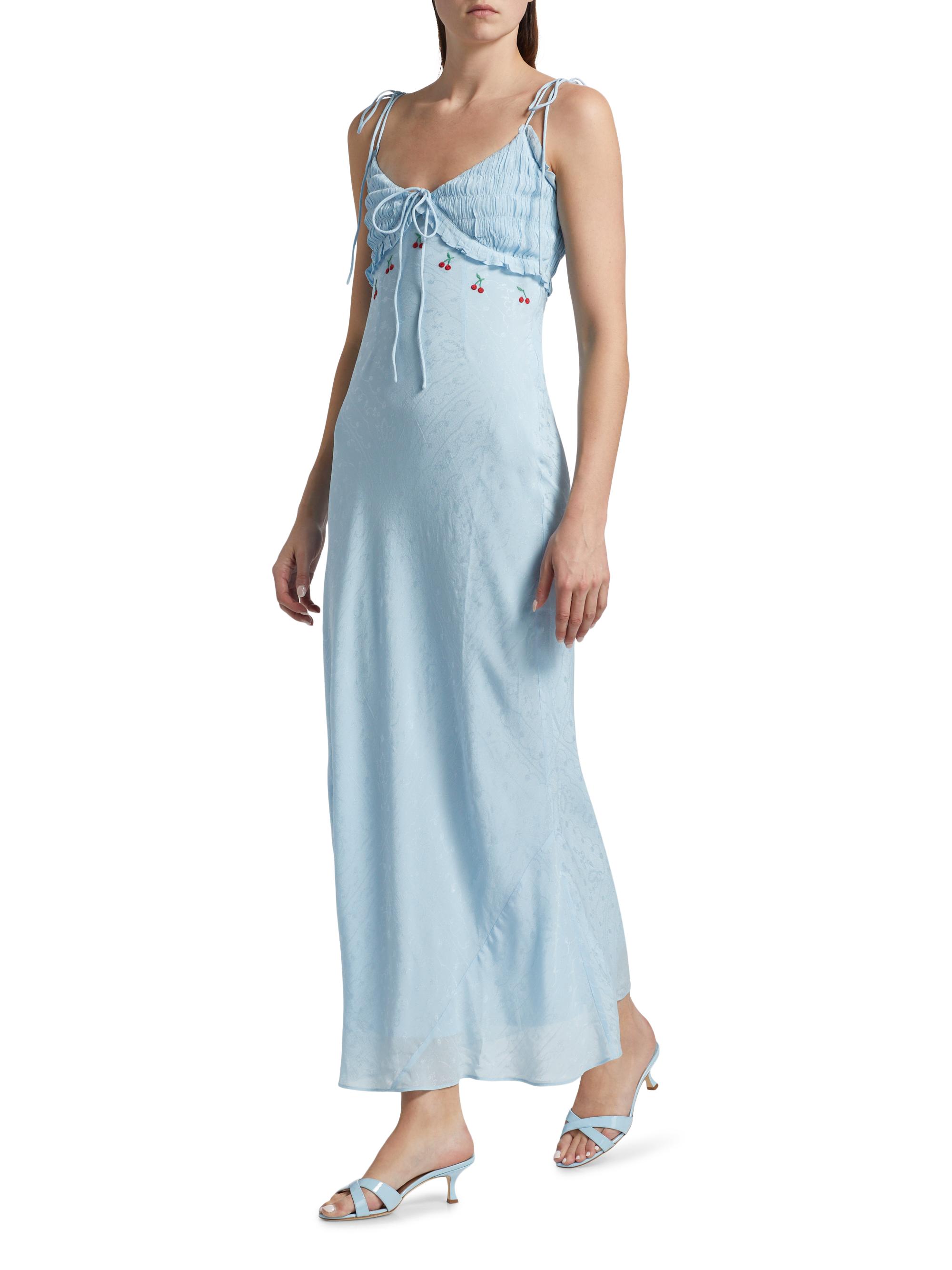 isabella blue dress ISABELLA BLUE SEQUIN DRESS – Güendolina main image 1