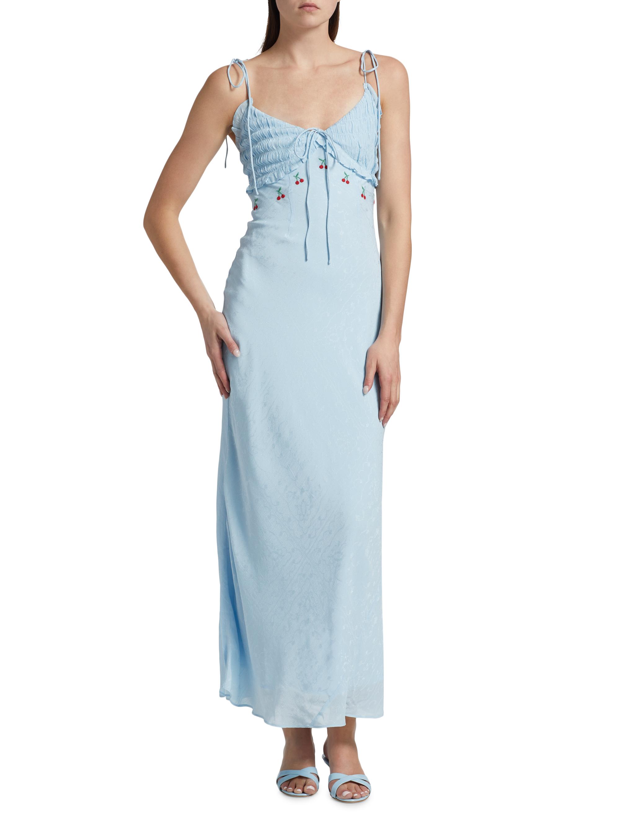 Damson Madder Isabella Slip Midi-Dress | Saks Fifth Avenue