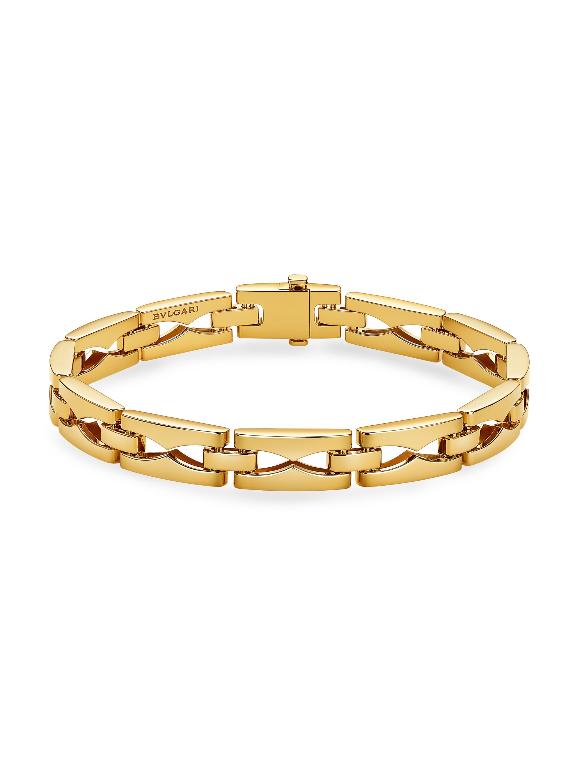BVLGARI B.zero1 18K Yellow Gold Chain Bracelet | Saks Fifth Avenue