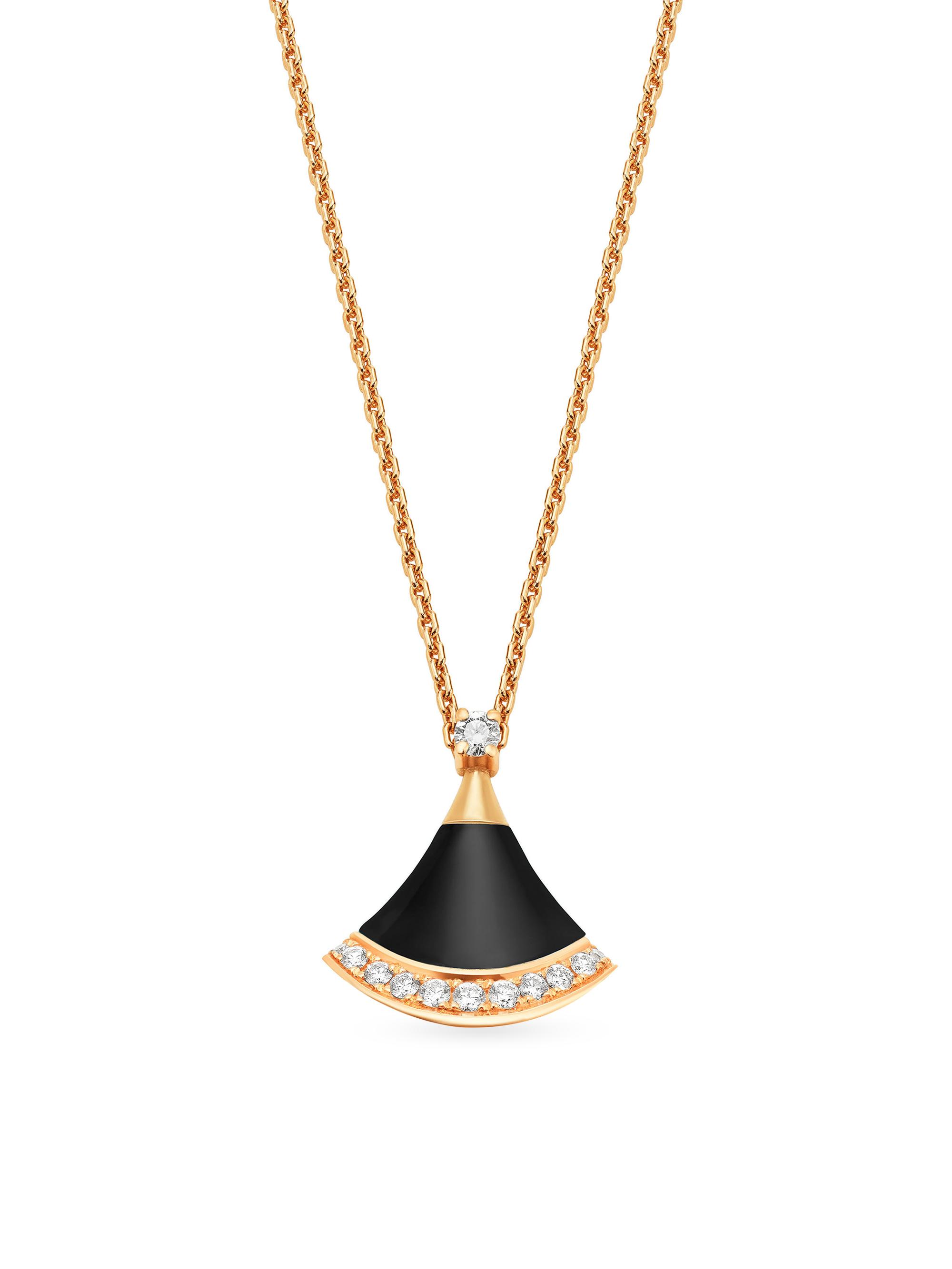 BVLGARI Divas' Dream 18K Rose Gold, Carnelian & Diamond